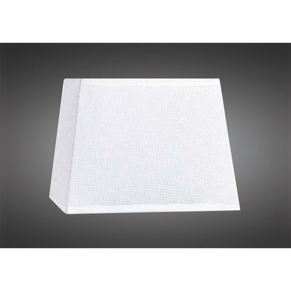 Habana White Square Shade 240/240x 165mm, Suitable for Table Lamps