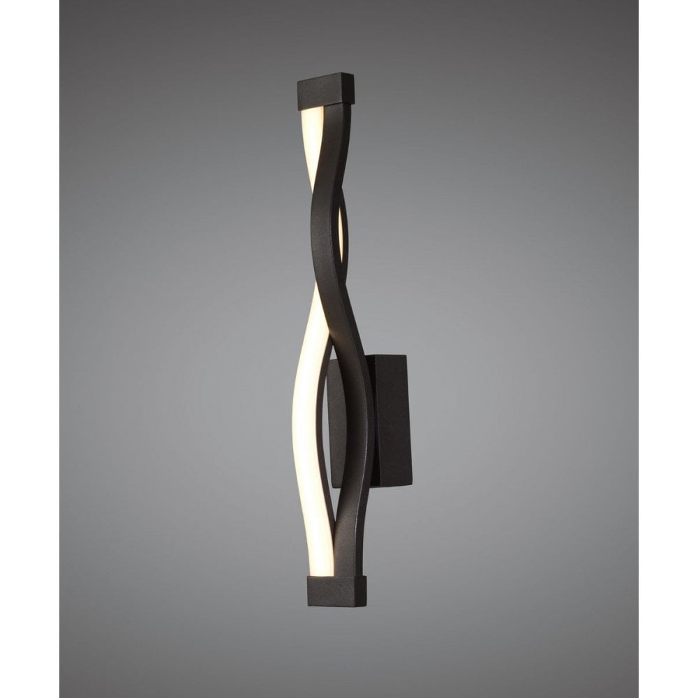 Sahara Brown Oxide Wall Light 6W LED 2800K, 420lm, Brown Oxide/White Acrylic, 3yrs Warranty