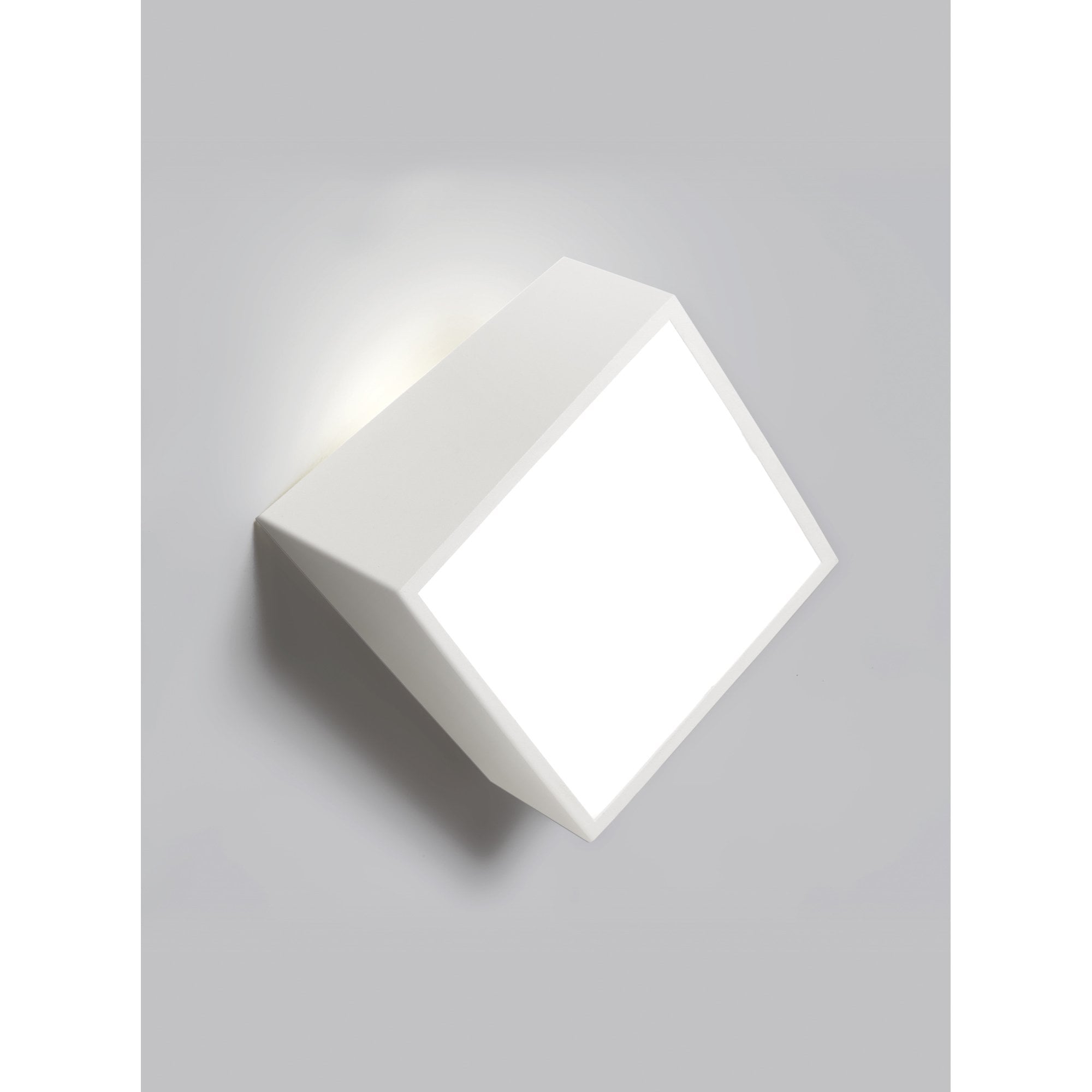 Mini Wall Light Square 2x5W G9 LED (not incl.), Matt White