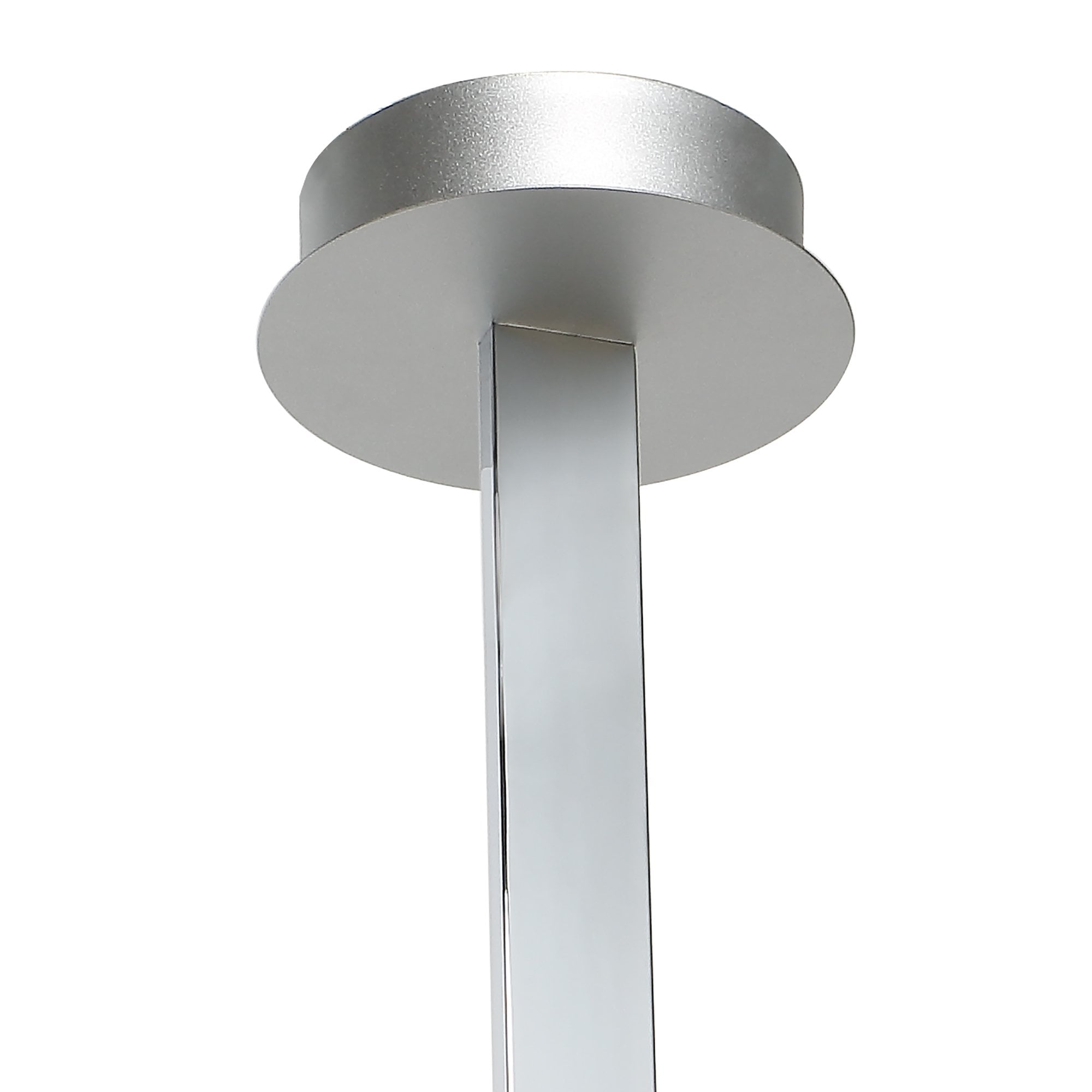 Nur XL Semi Ceiling 50W LED 3000K, 3900lm, Dimmable Silver/Frosted Acrylic/Polished Chrome, 3yrs Warranty