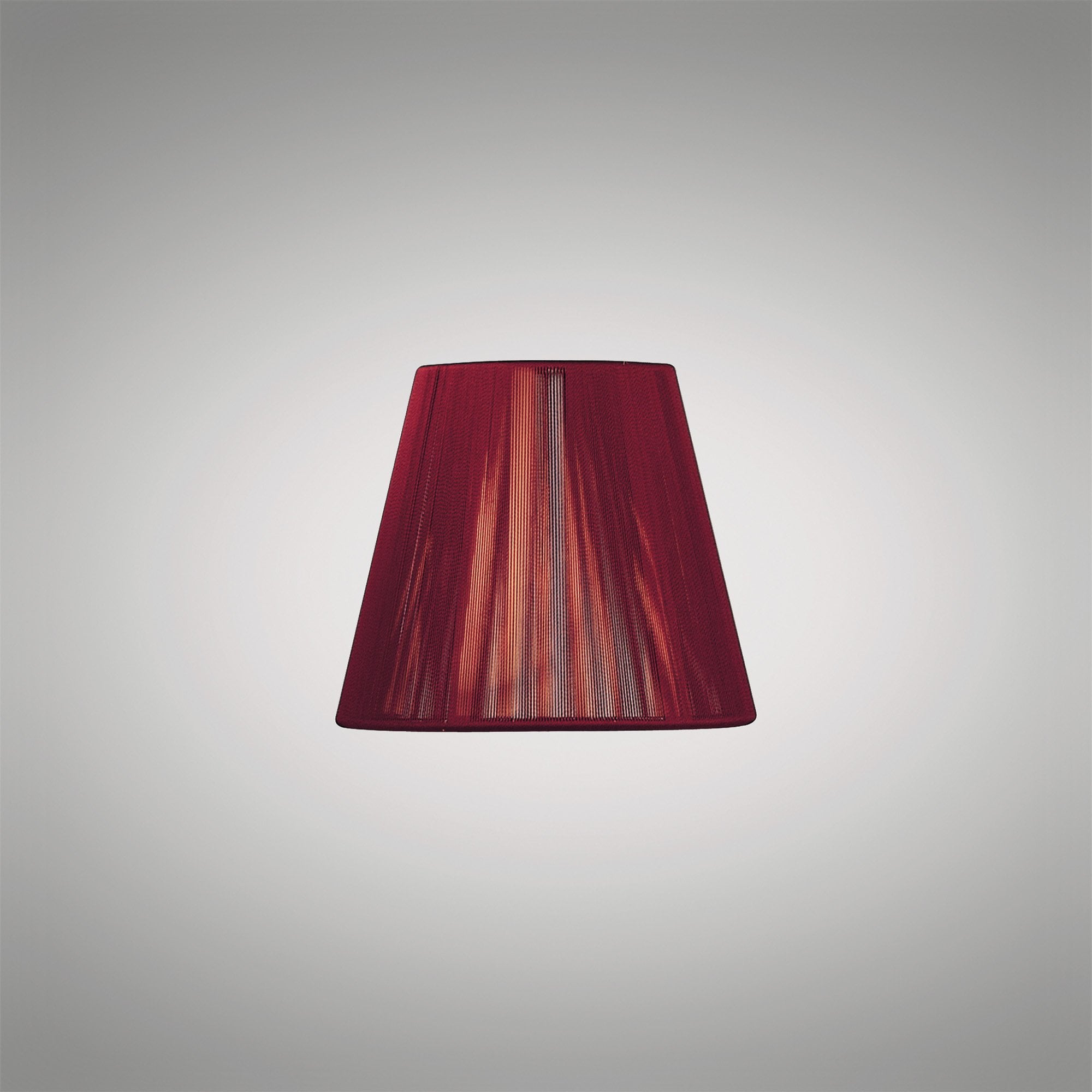 Clip On Silk String Shade Red Wine 80/130mm x 110mm