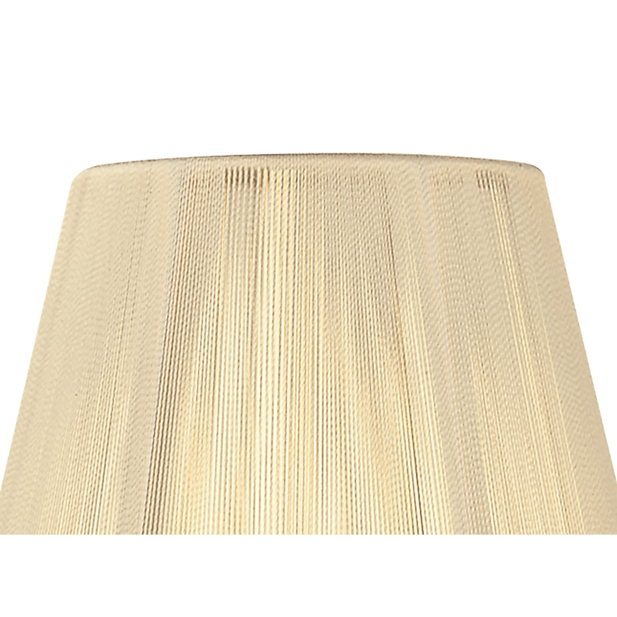 Clip On Silk String Shade Ivory Cream 80/130mm x 110mm