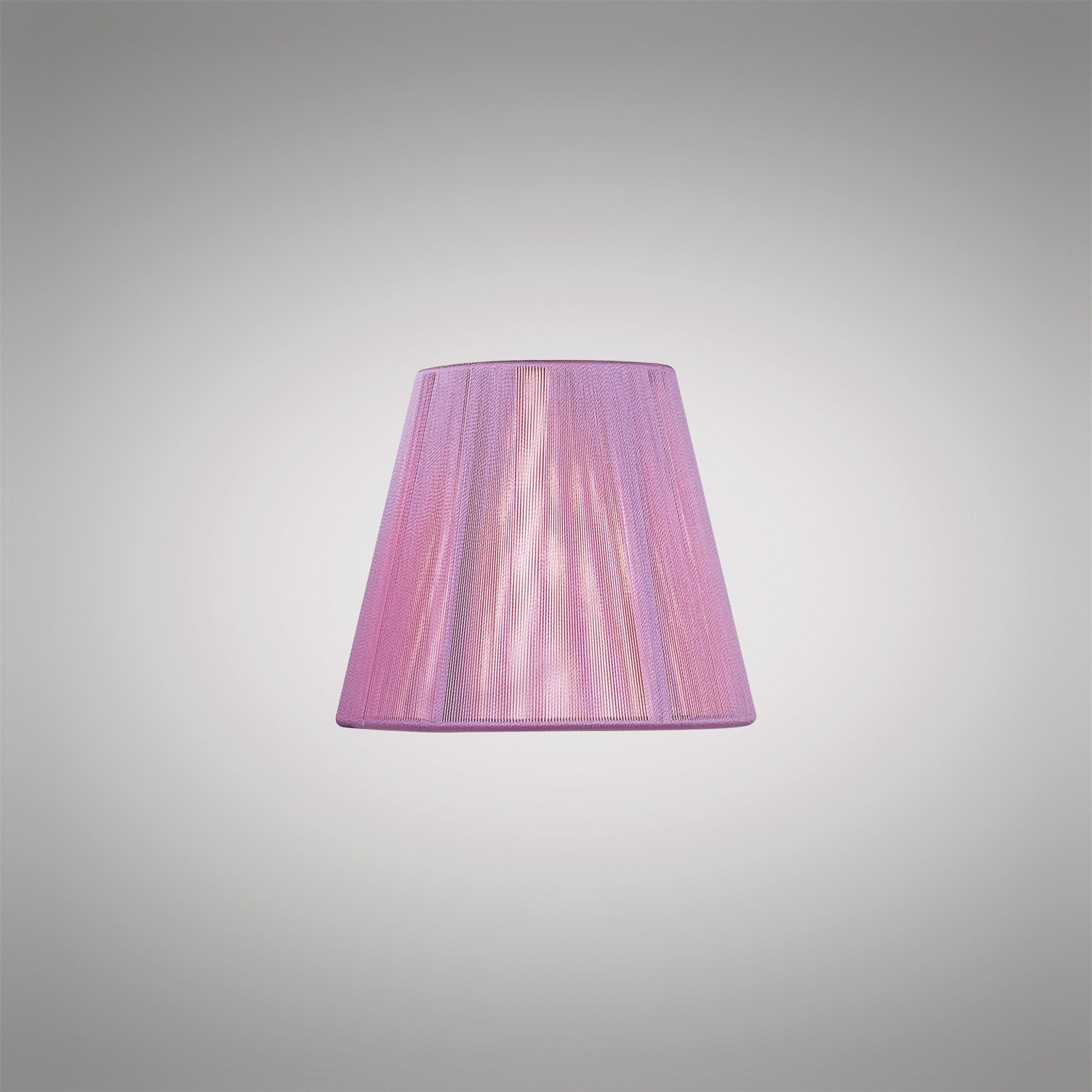 Clip On Silk String Shade Lilac Pink 80/130mm x 110mm