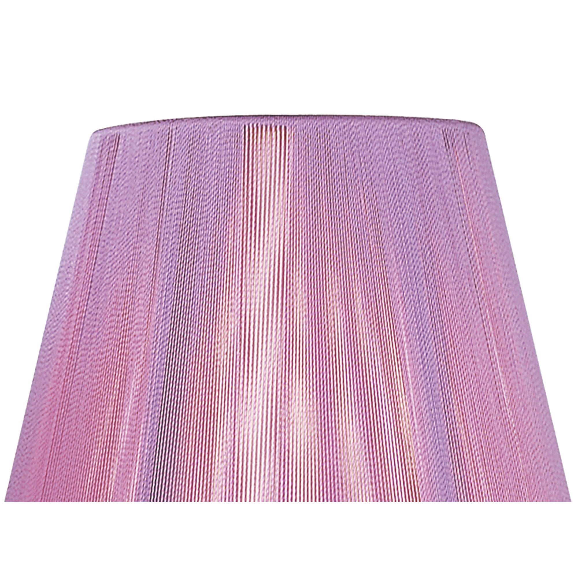 Clip On Silk String Shade Lilac Pink 80/130mm x 110mm