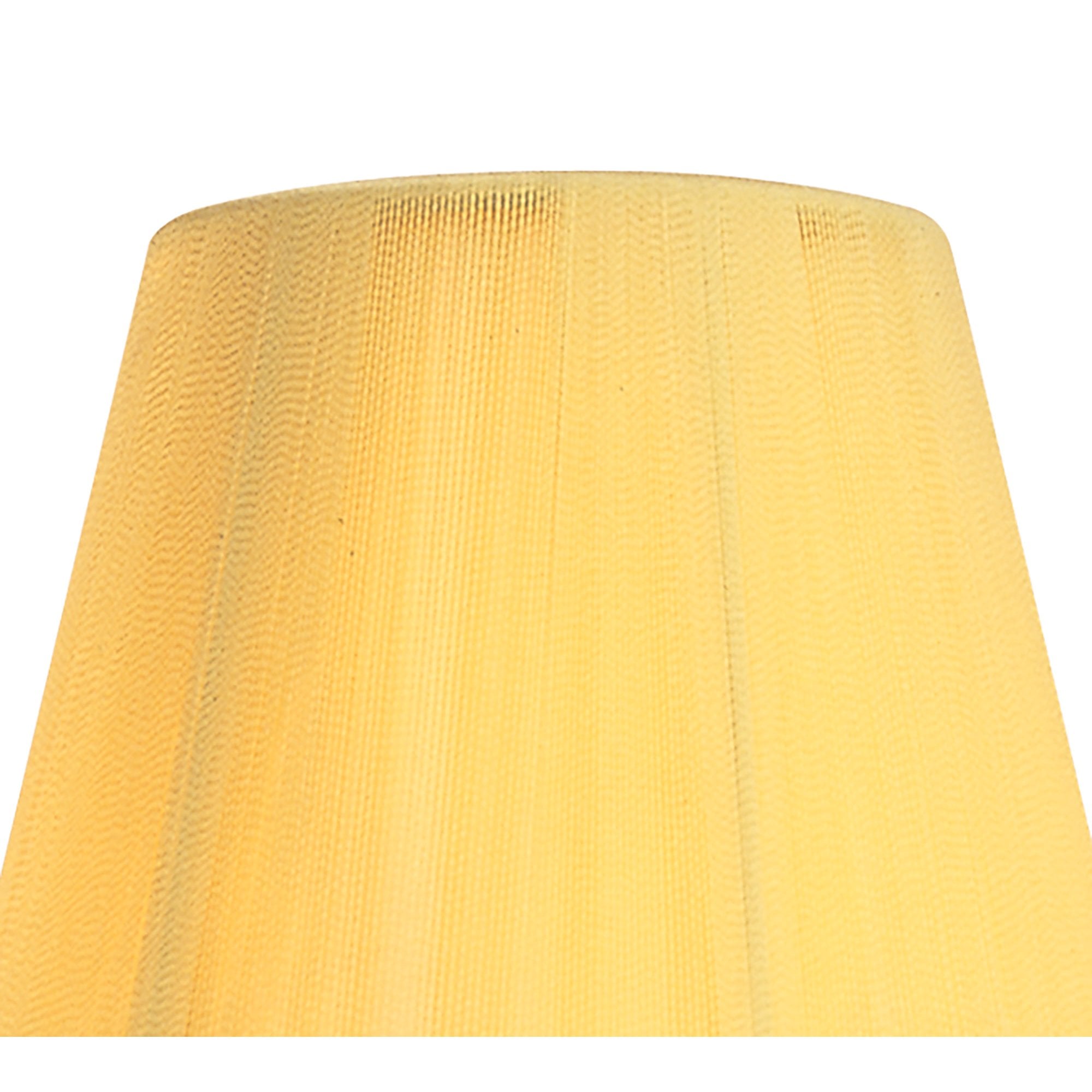 Clip On Silk String Shade Amber Cream 80/130mm x 110mm