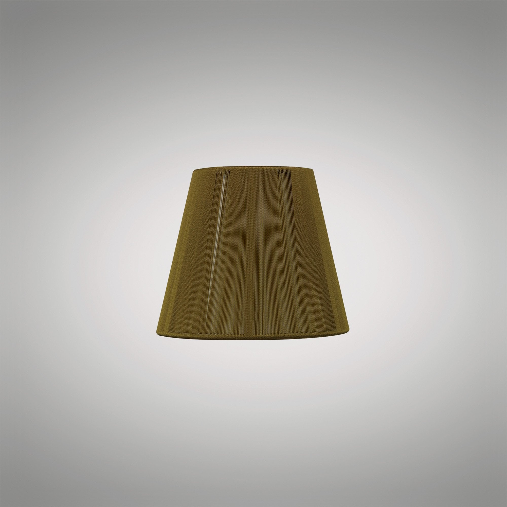 Clip On Silk String Shade Olive 80/130mm x 110mm