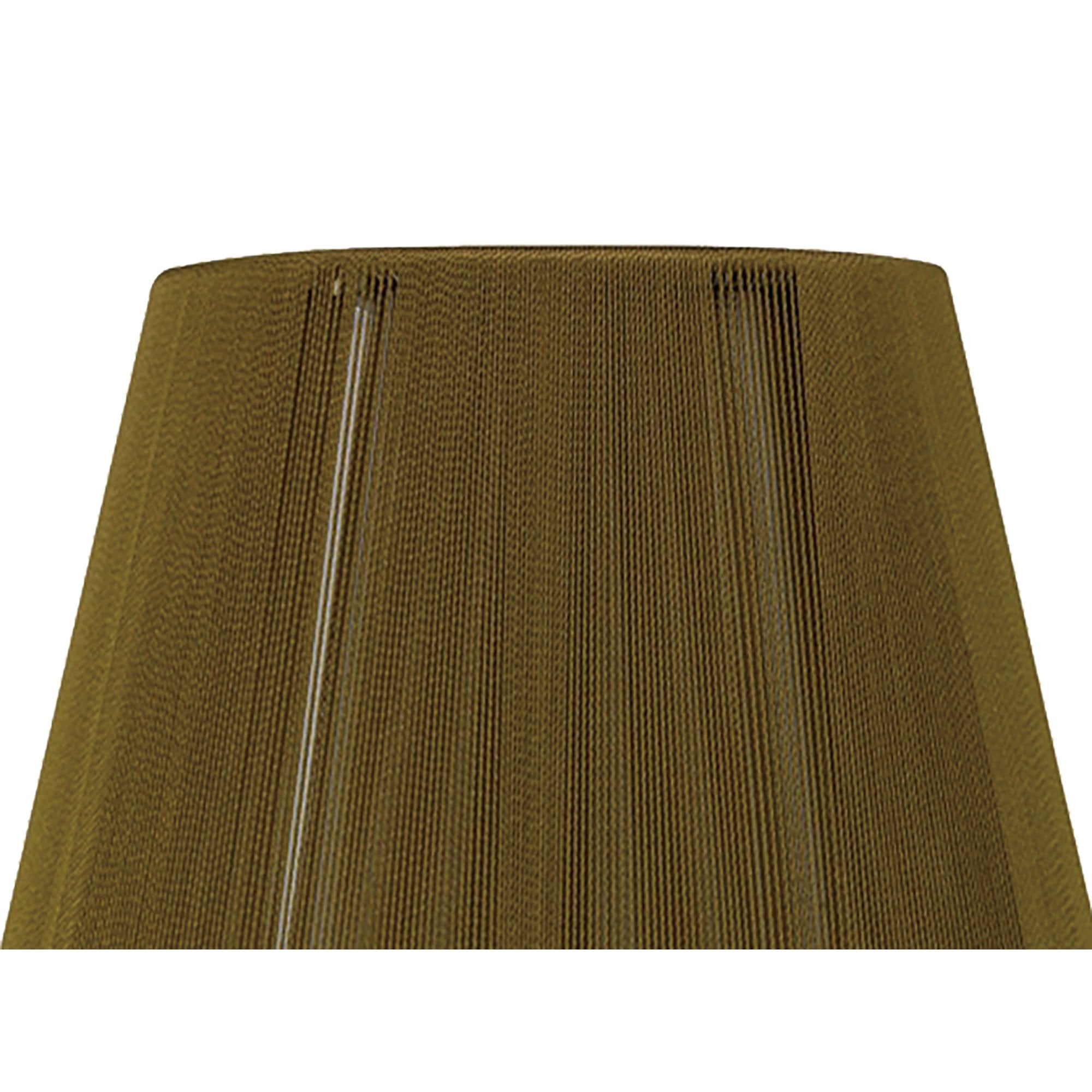 Clip On Silk String Shade Olive 80/130mm x 110mm