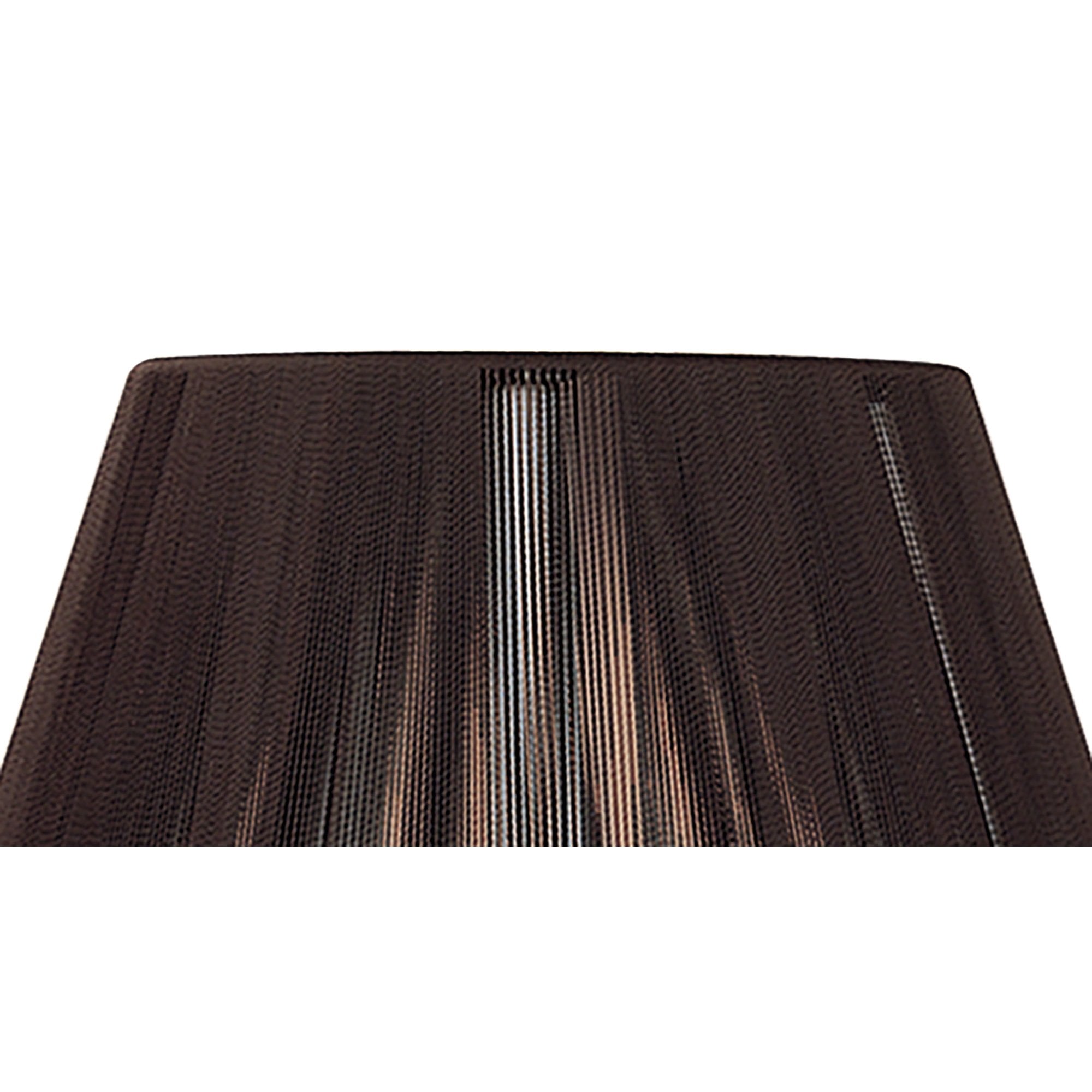 Silk String Shade Dark Brown 190/300mm x 195mm