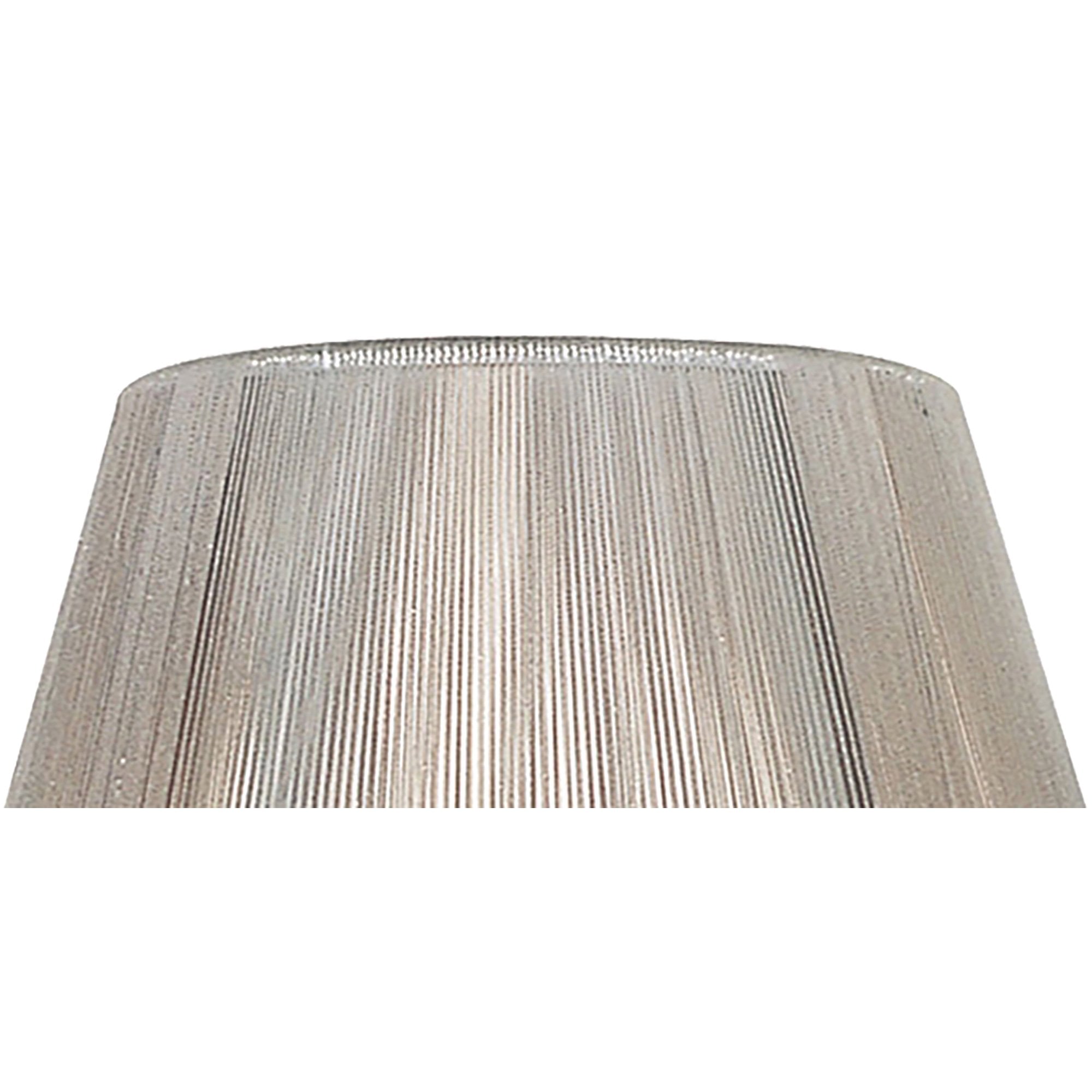 Silk String Shade Silver Grey 190/300mm x 195mm