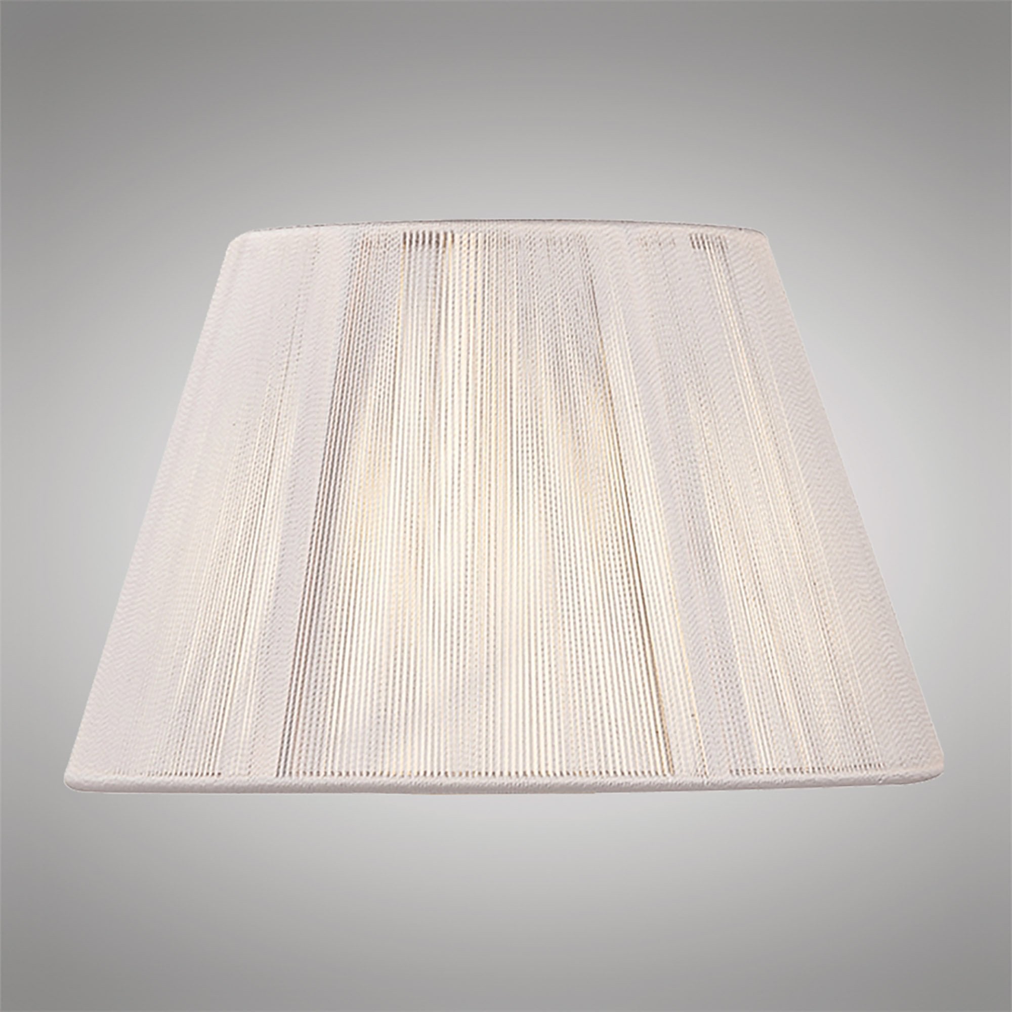 Silk String Shade Ivory White 250/400mm x 250mm