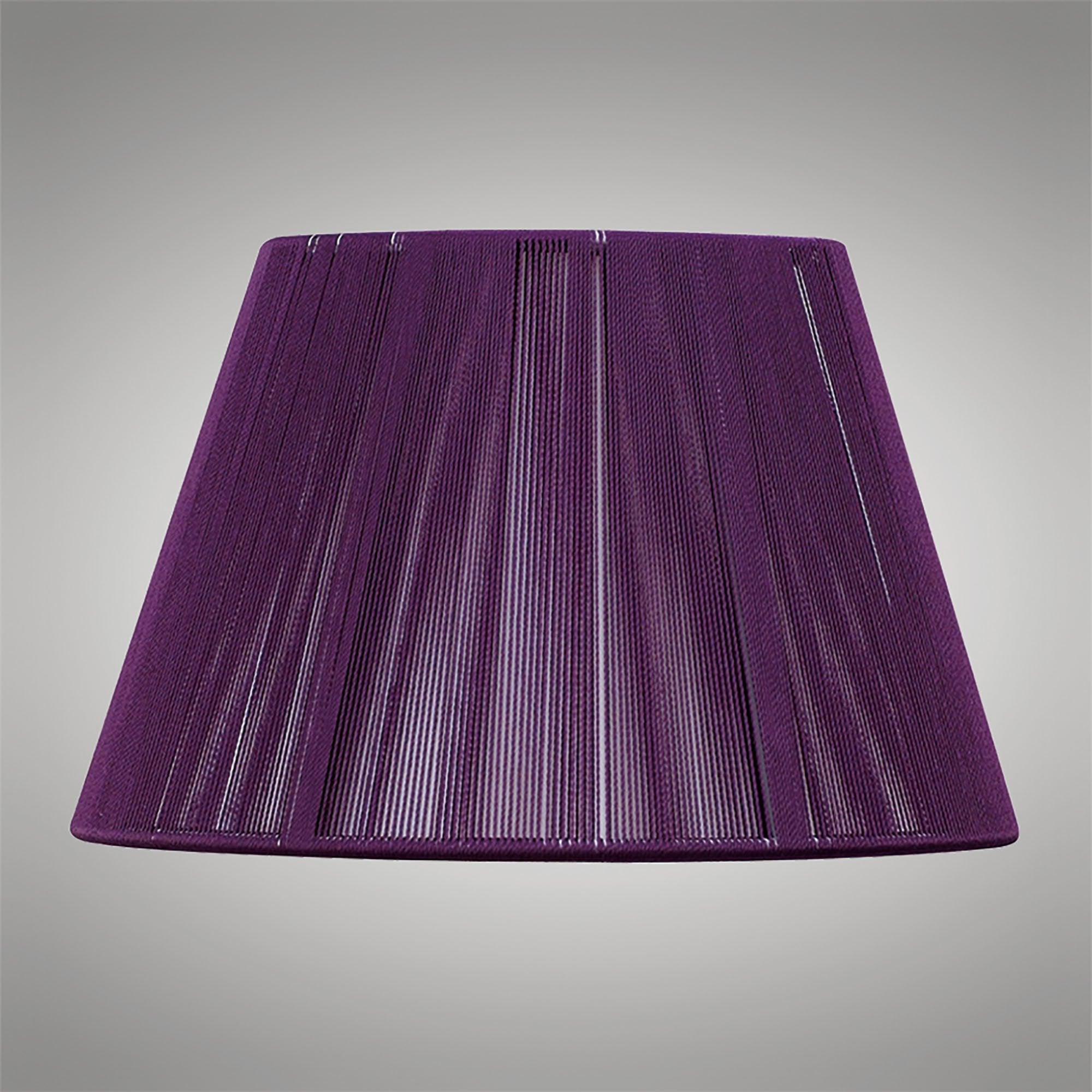 Silk String Shade Aubergine 250/400mm x 250mm