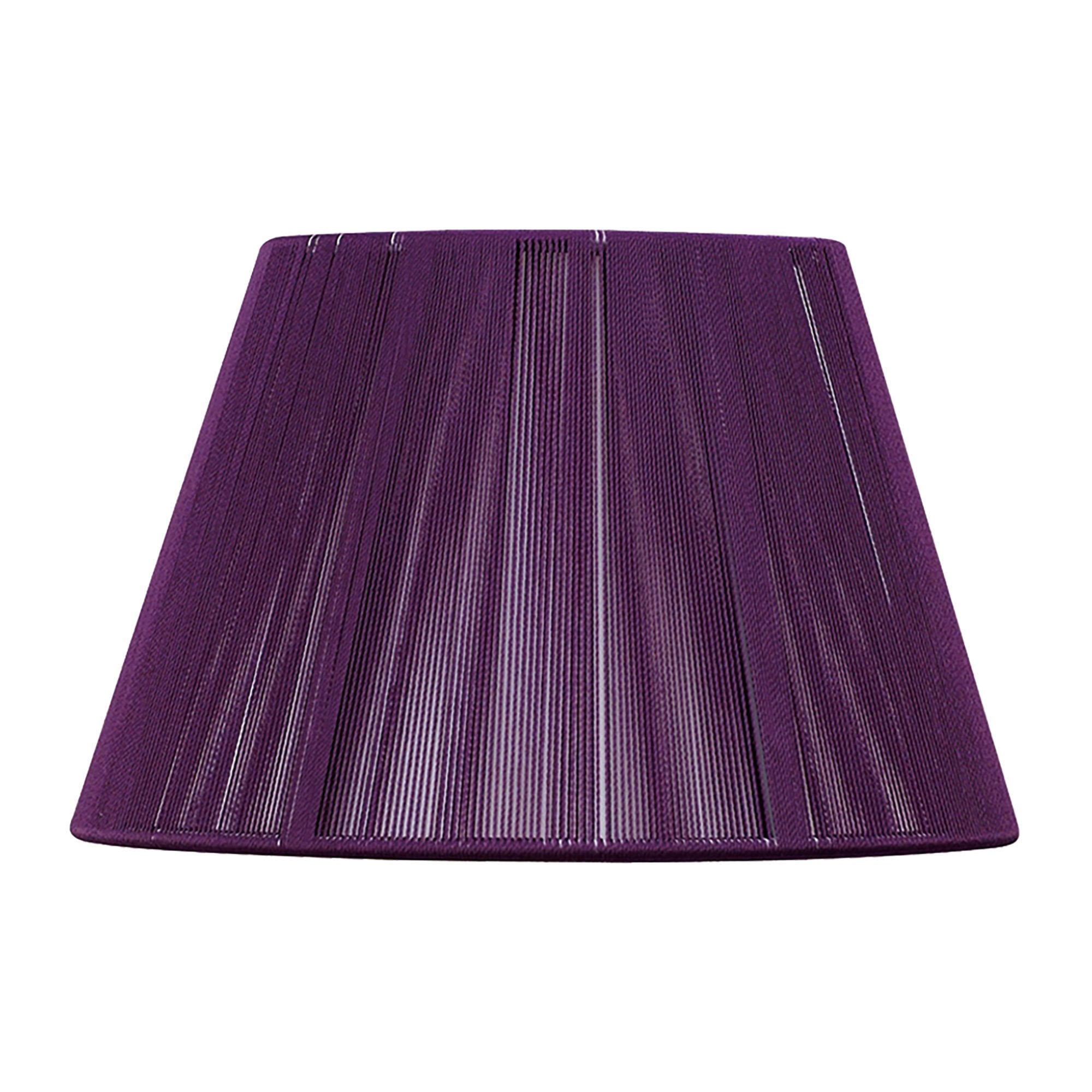 Silk String Shade Aubergine 250/400mm x 250mm