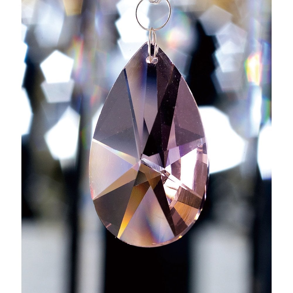 Crystal Star Pendalogue Without Ring Lilac 50mm