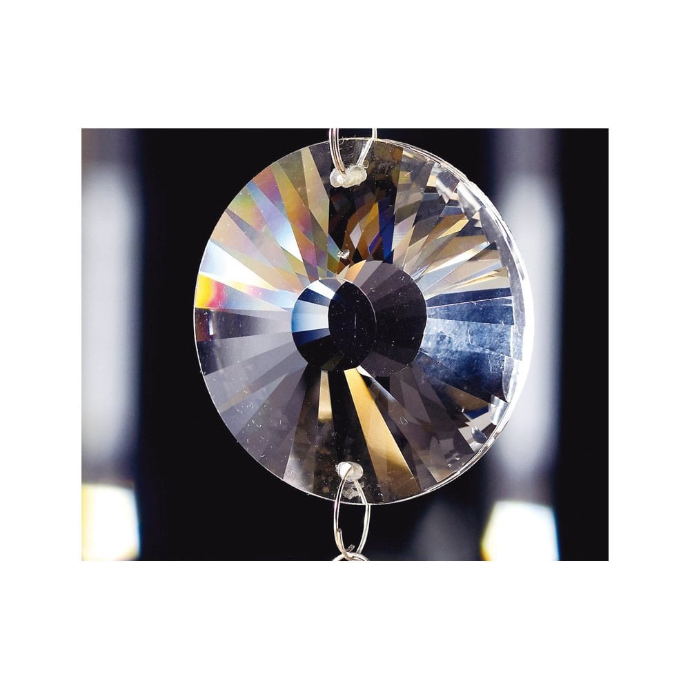 Crystal Disc Without Ring Sun Clear 45mm 2 Holes