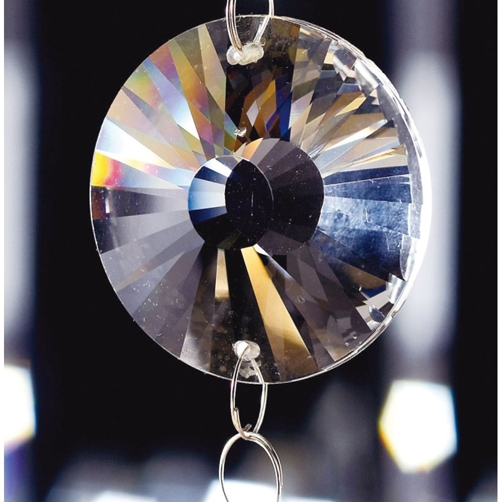 Crystal Disc Without Ring Sun Clear 45mm 1 Hole