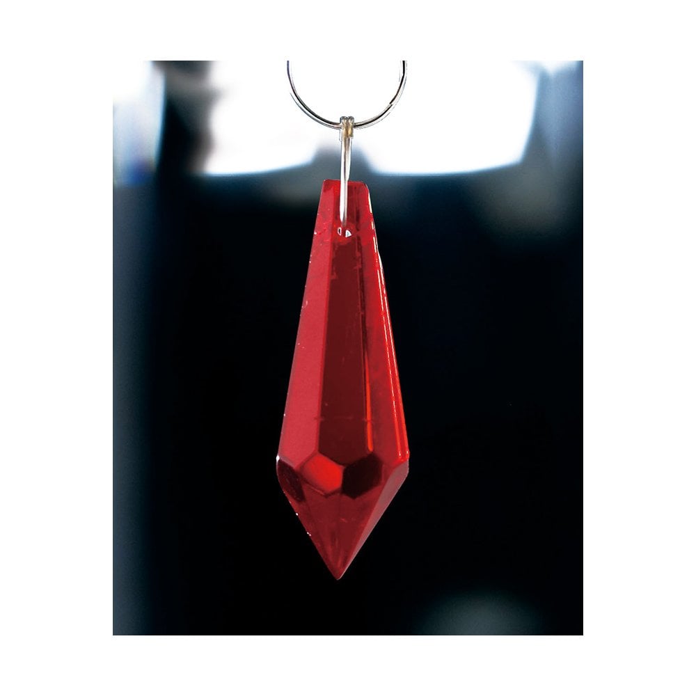 Crystal Drop Without Ring Red 36mm