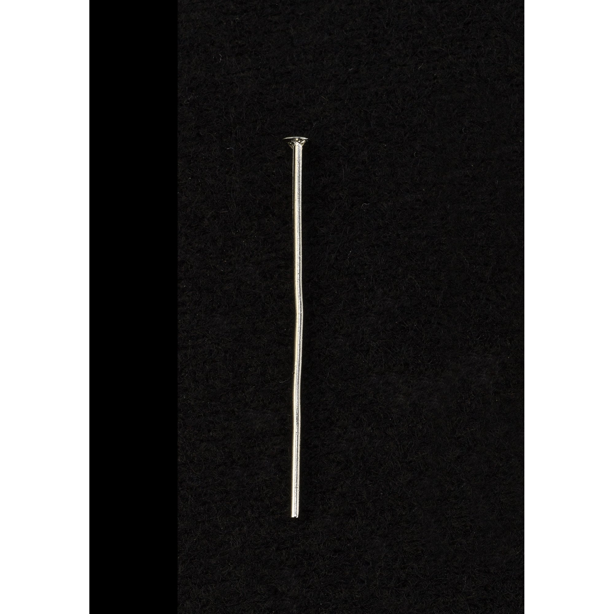 Flat Head Pins 30mm Chrome