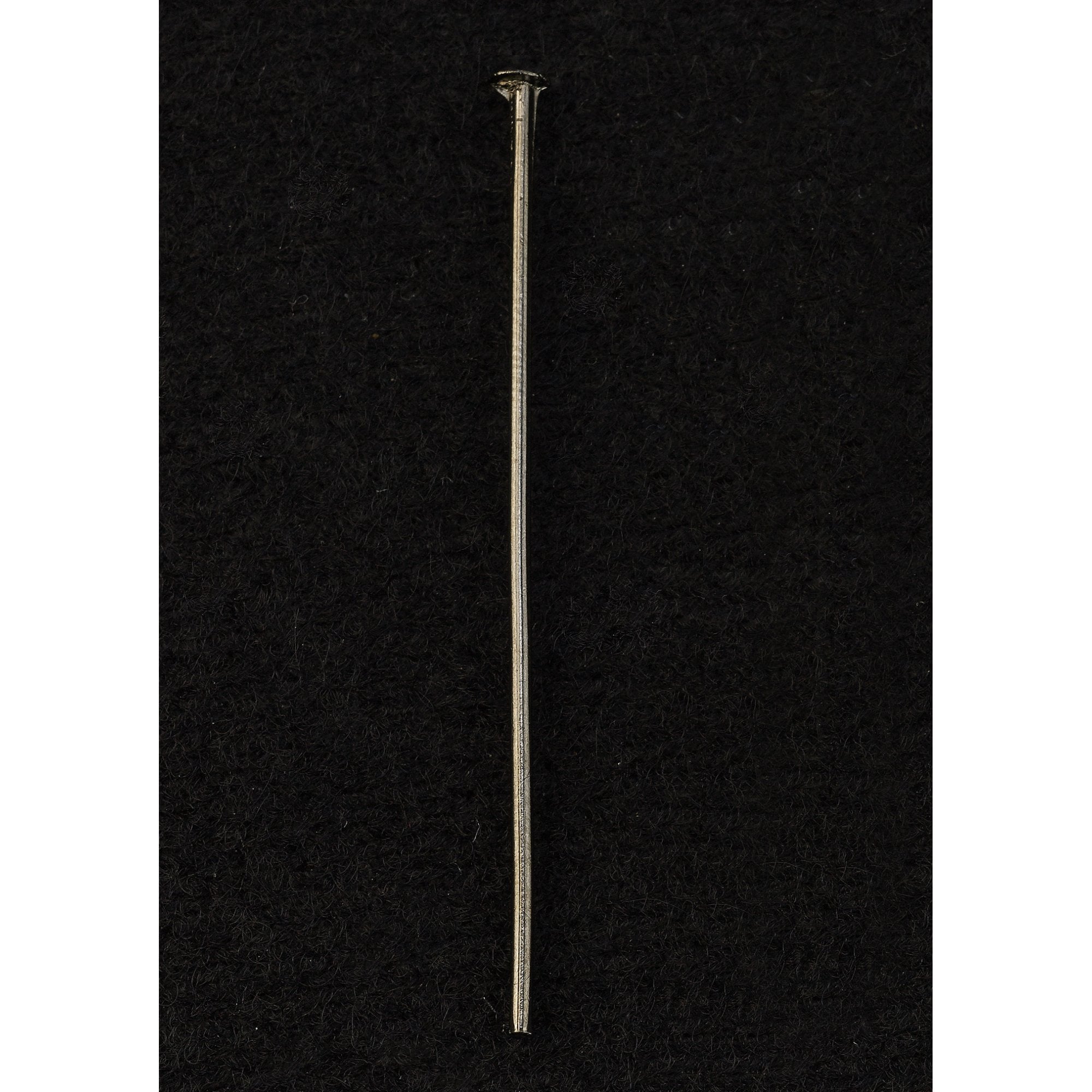 Flat Head Pins 40mm Black Chrome