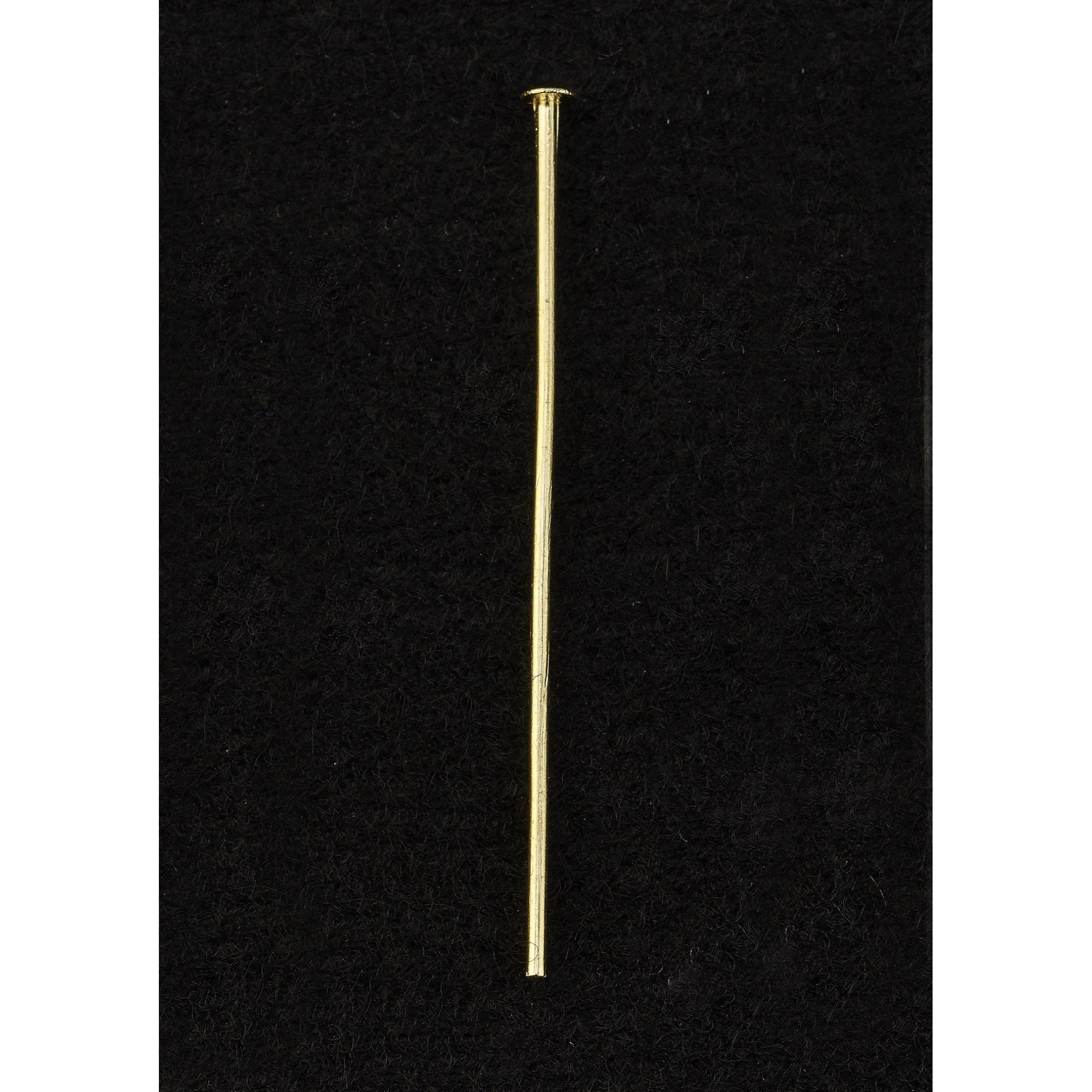 Flat Head Pins 35mm Gold