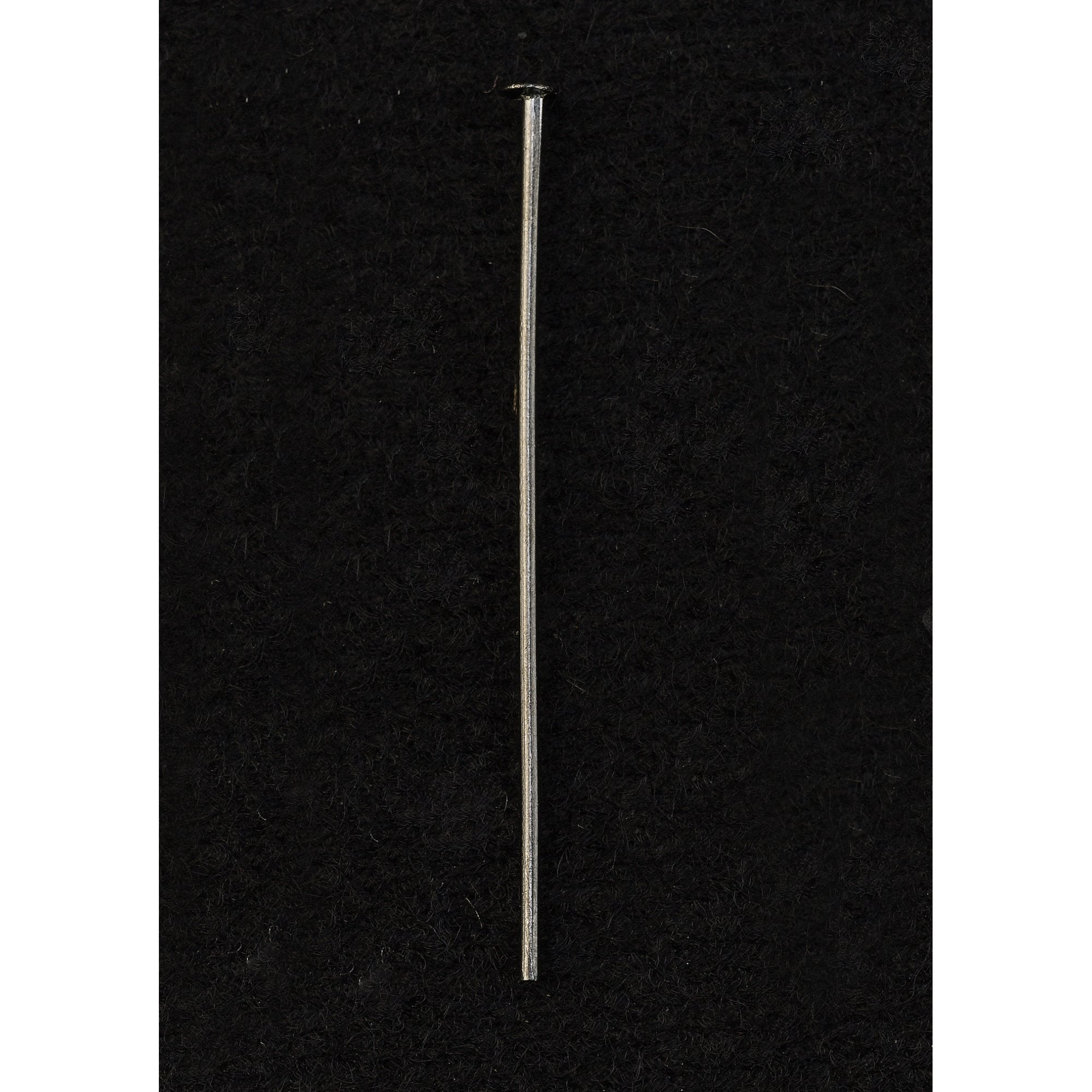 Flat Head Pins 35mm Black Chrome