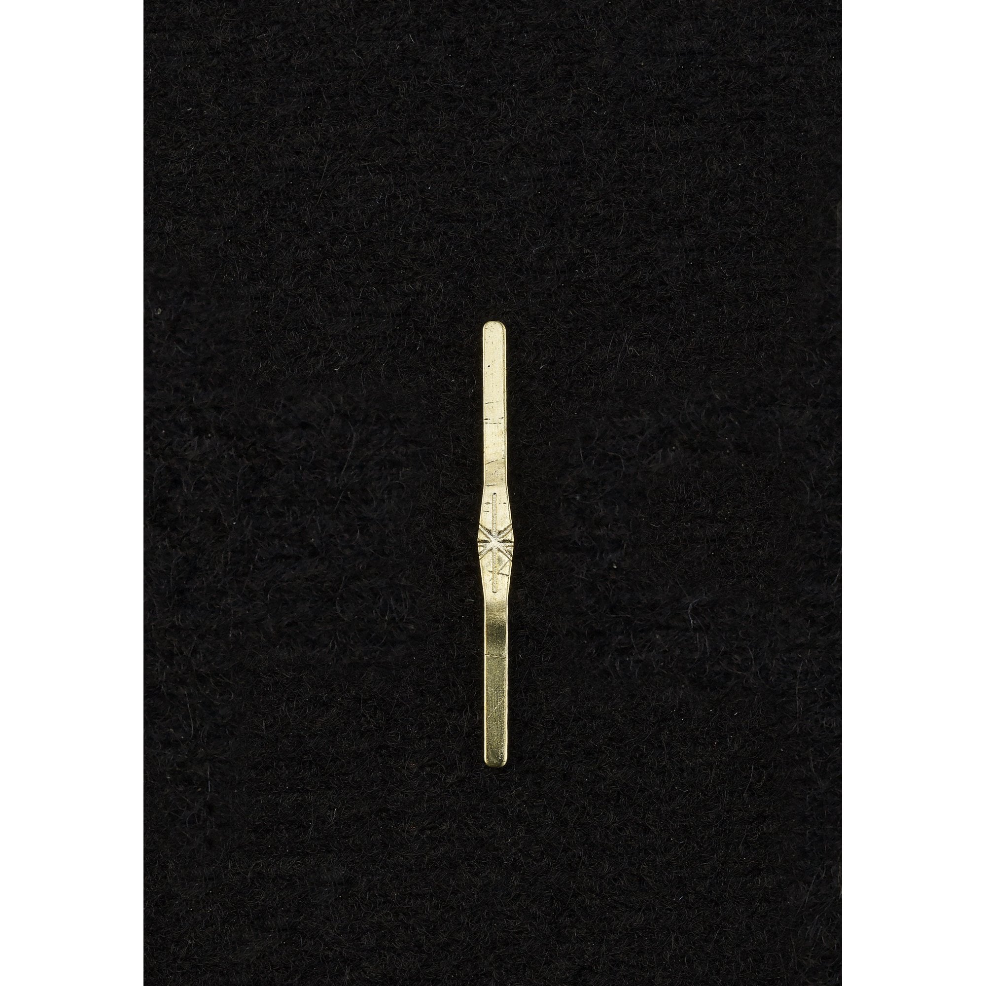 Single Star Straight Link 8X8mm Gold