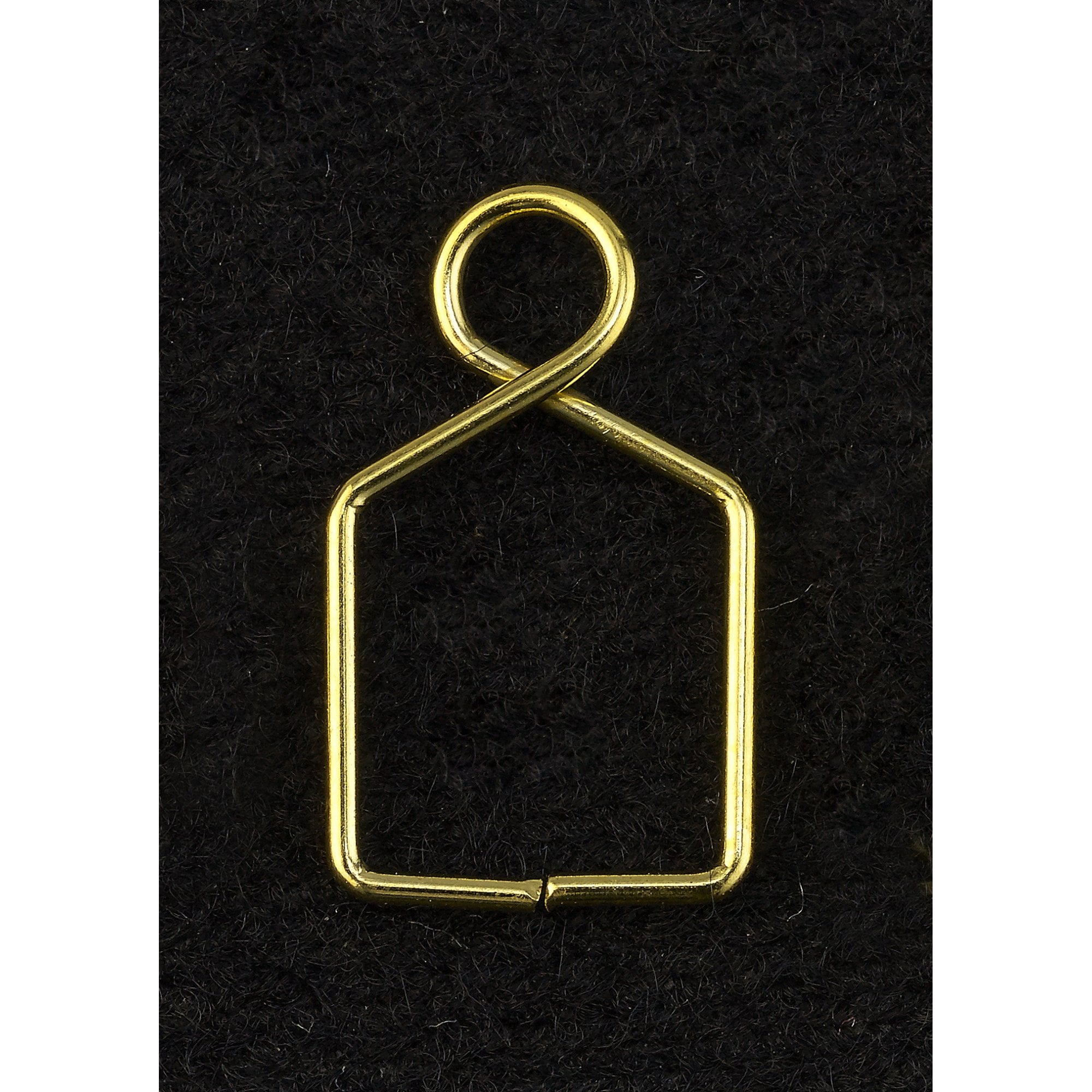 Square Claw Link 10X18mm Gold