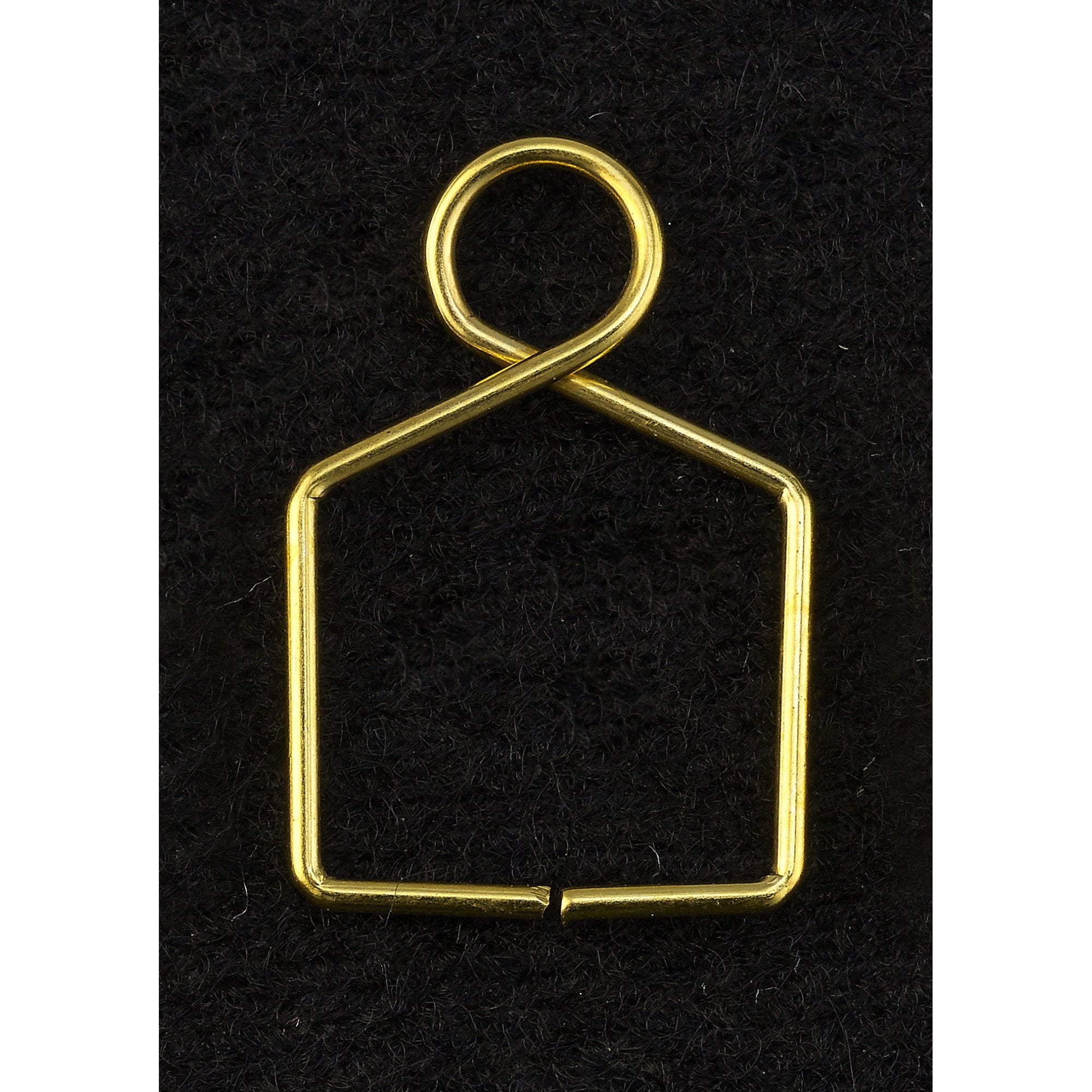 Square Claw Link 12X18mm Gold