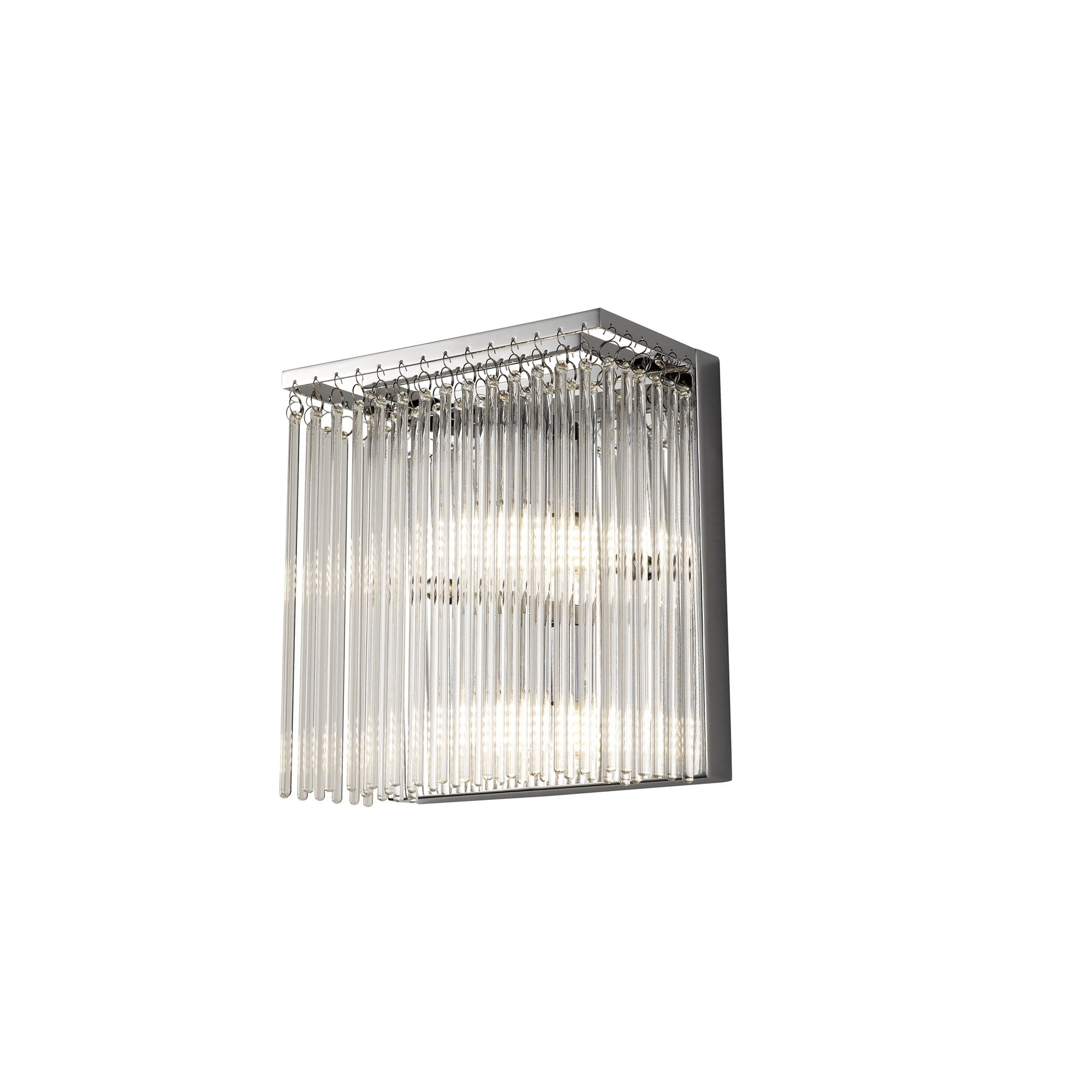 Zanthe Wall Lamp 3 Light Polished Chrome/Clear Glass