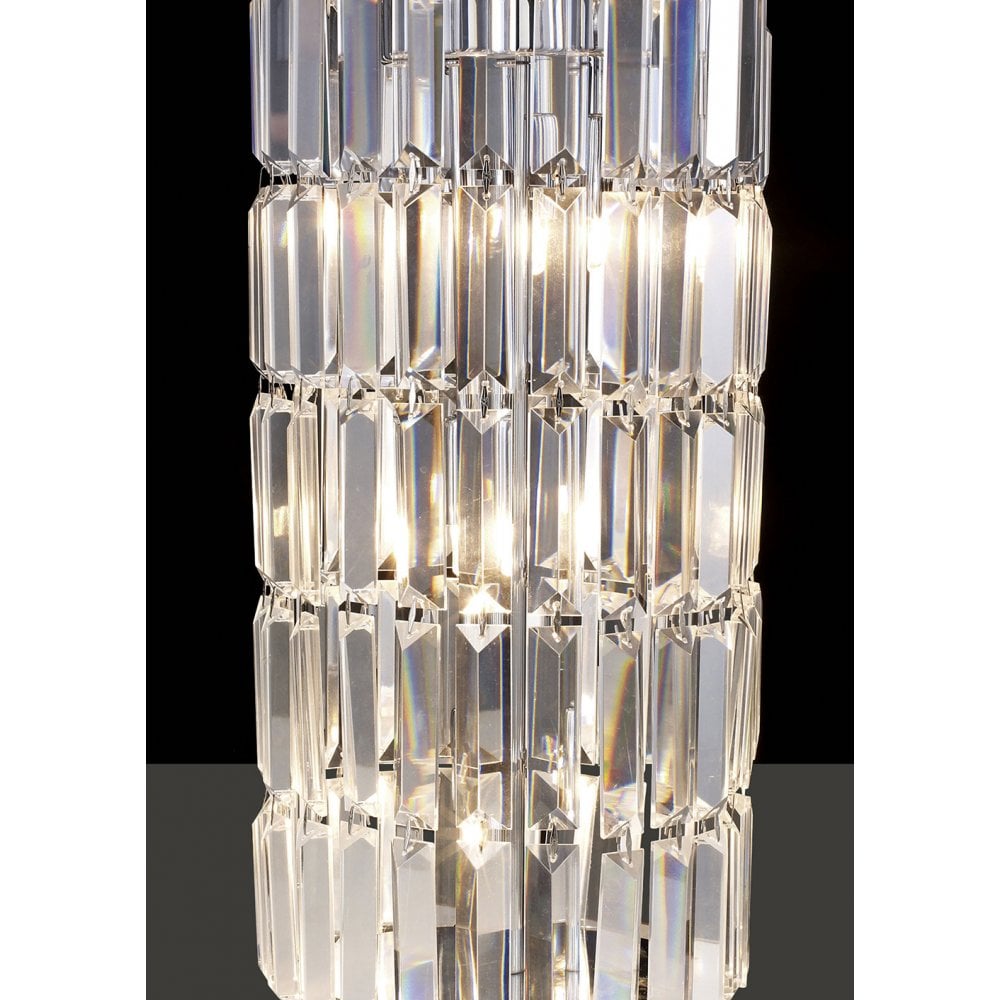 Torre Crystal 1 Meter Polished Chrome