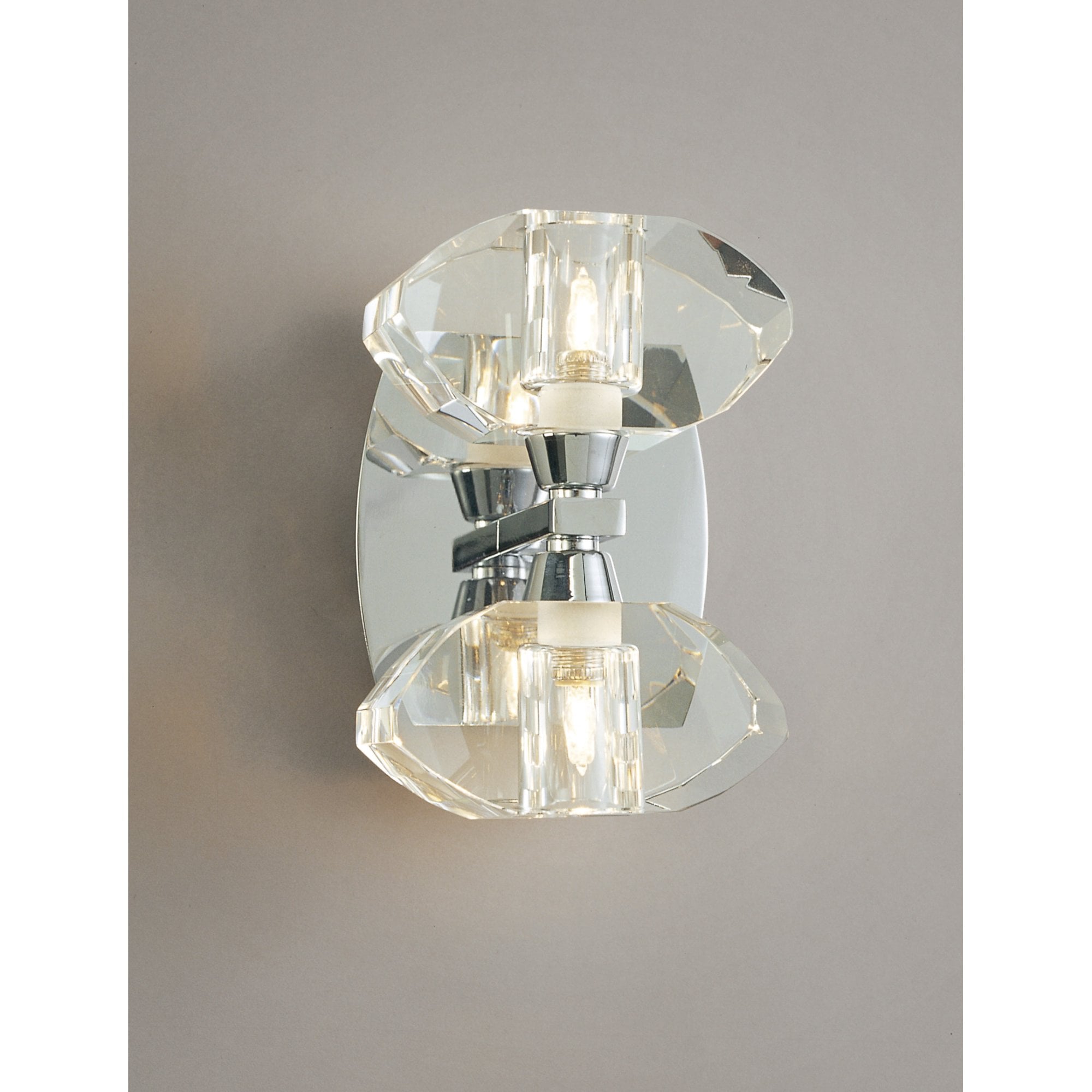 Alfa Wall Lamp Switched 2 Light G9, Polished Chrome