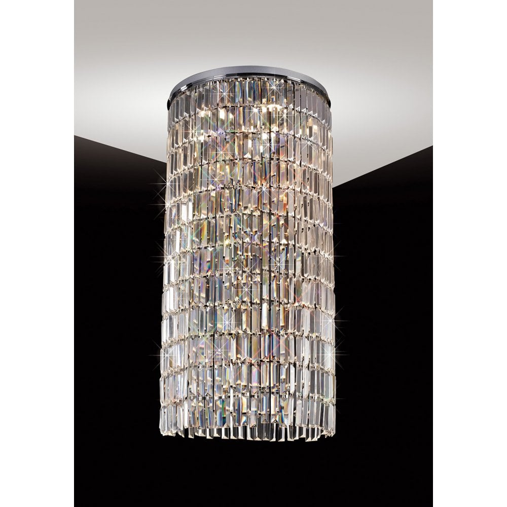 Torre Pendant *** Plate Only *** 6 Light Polished Chrome/Crystal To Order