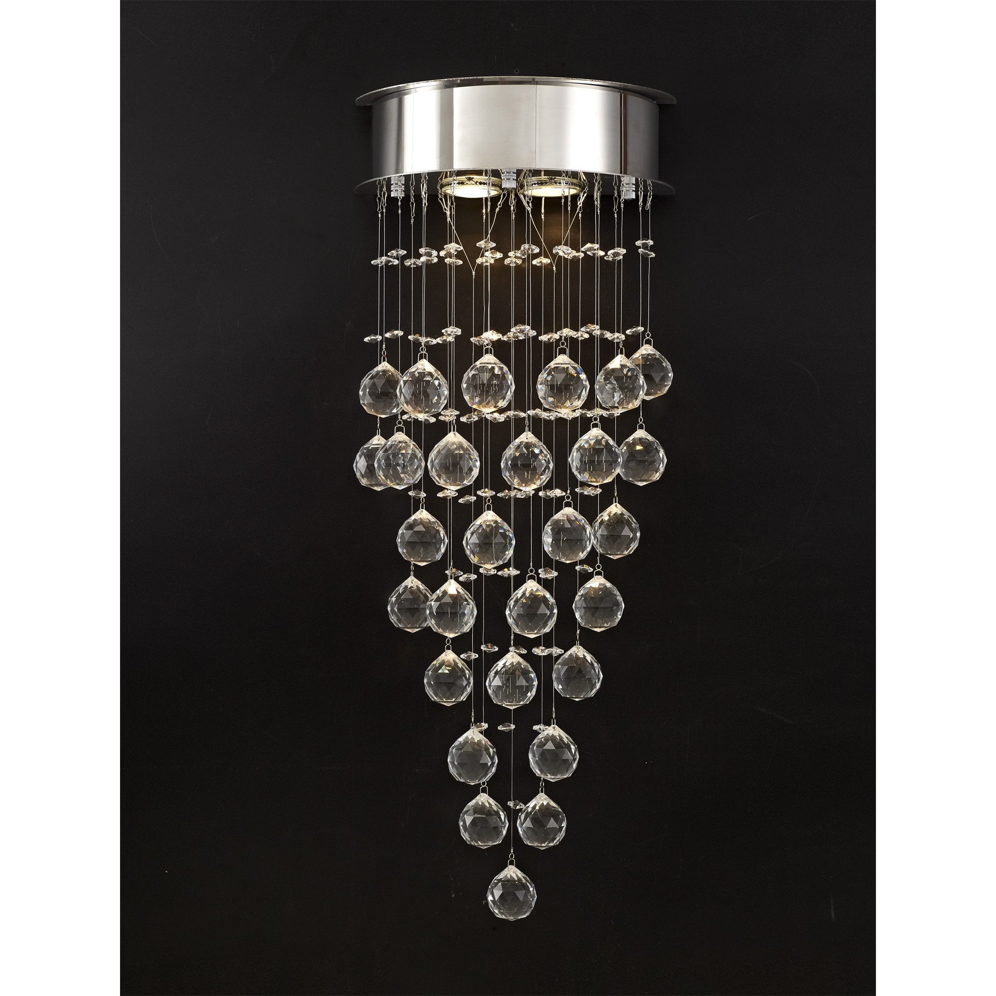 Colorado Wall Lamp 2 Light Polished Chrome / Crystal