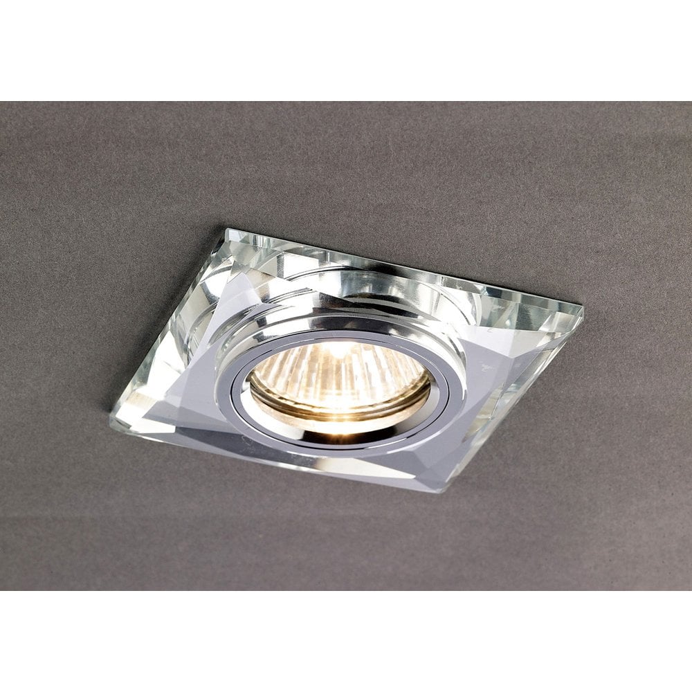 Crystal Downlight Chamfered Square Rim Only Clear, IL30800 Required To Complete The Item