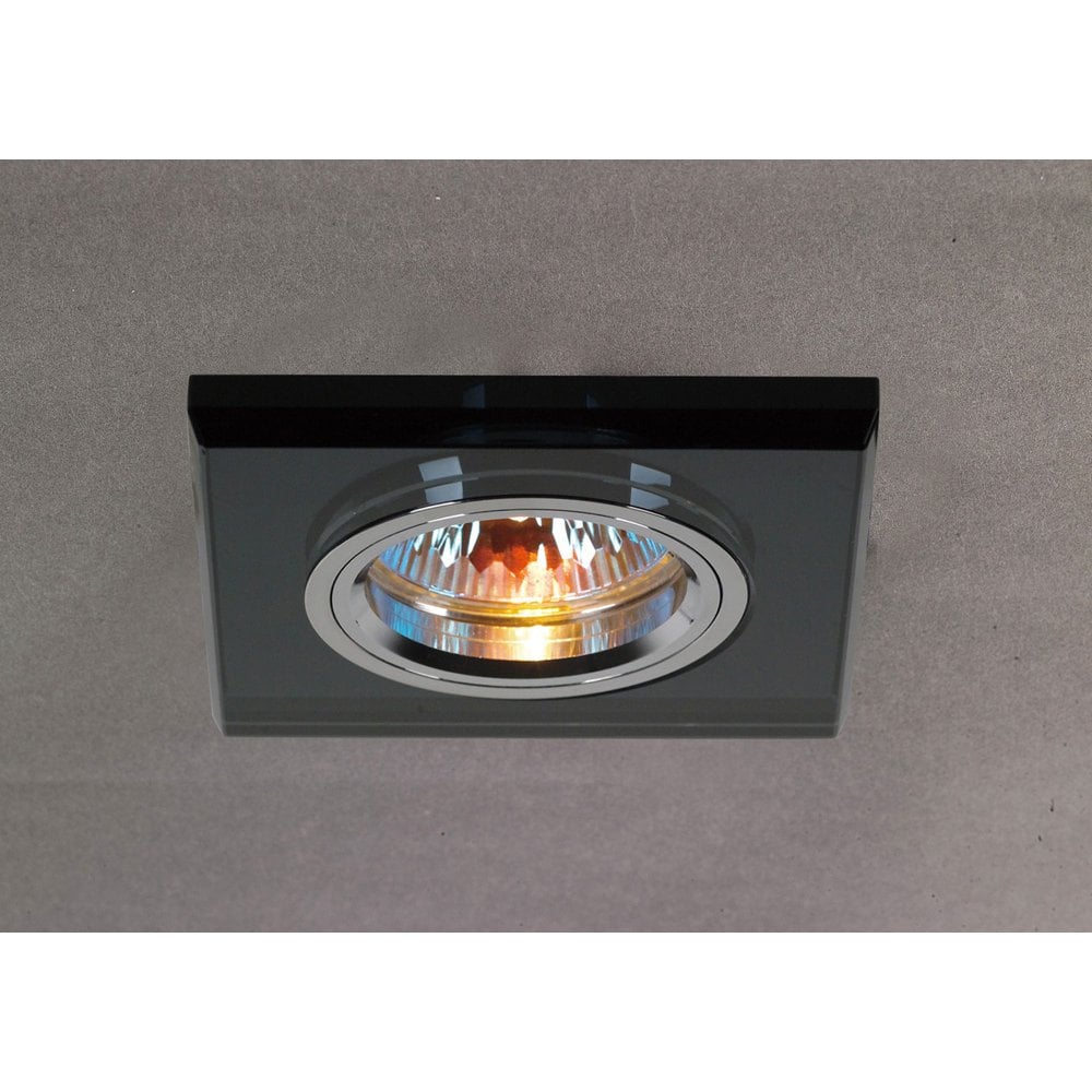 Crystal Downlight Shallow Square Rim Only Black, IL30800 Required To Complete The Item