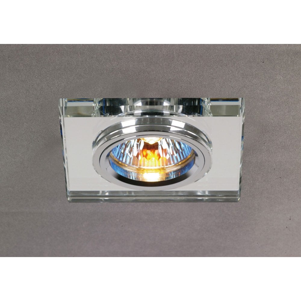 Crystal Downlight Shallow Square Rim Only Clear, IL30800 Required To Complete The Item