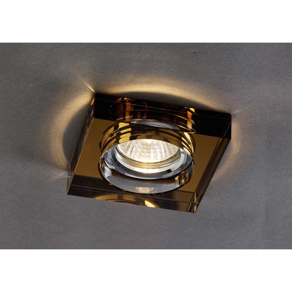 Crystal Downlight Deep Square Rim Only Bronze, IL30800 Required To Complete The Item