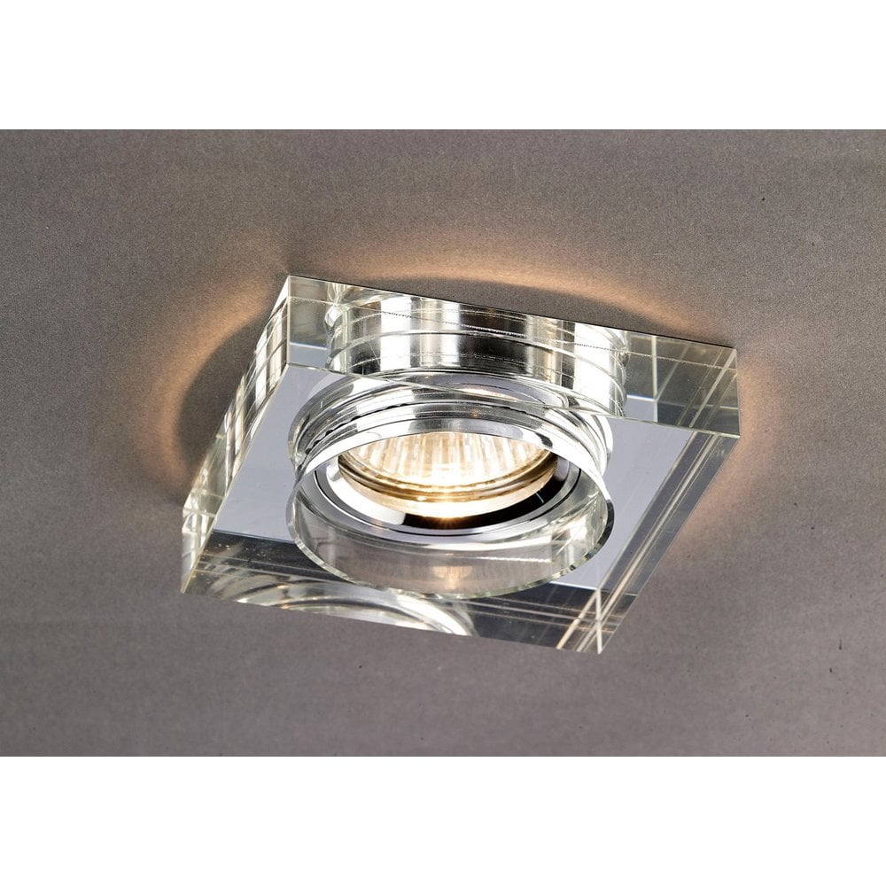 Crystal Downlight Deep Square Rim Only Clear, IL30800 Required To Complete The Item