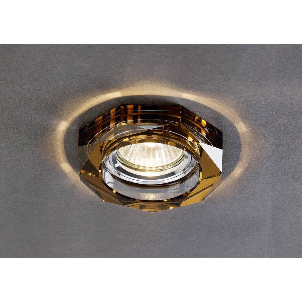 Crystal Downlight Deep Hexagonal Rim Only Bronze, IL30800 Required To Complete The Item