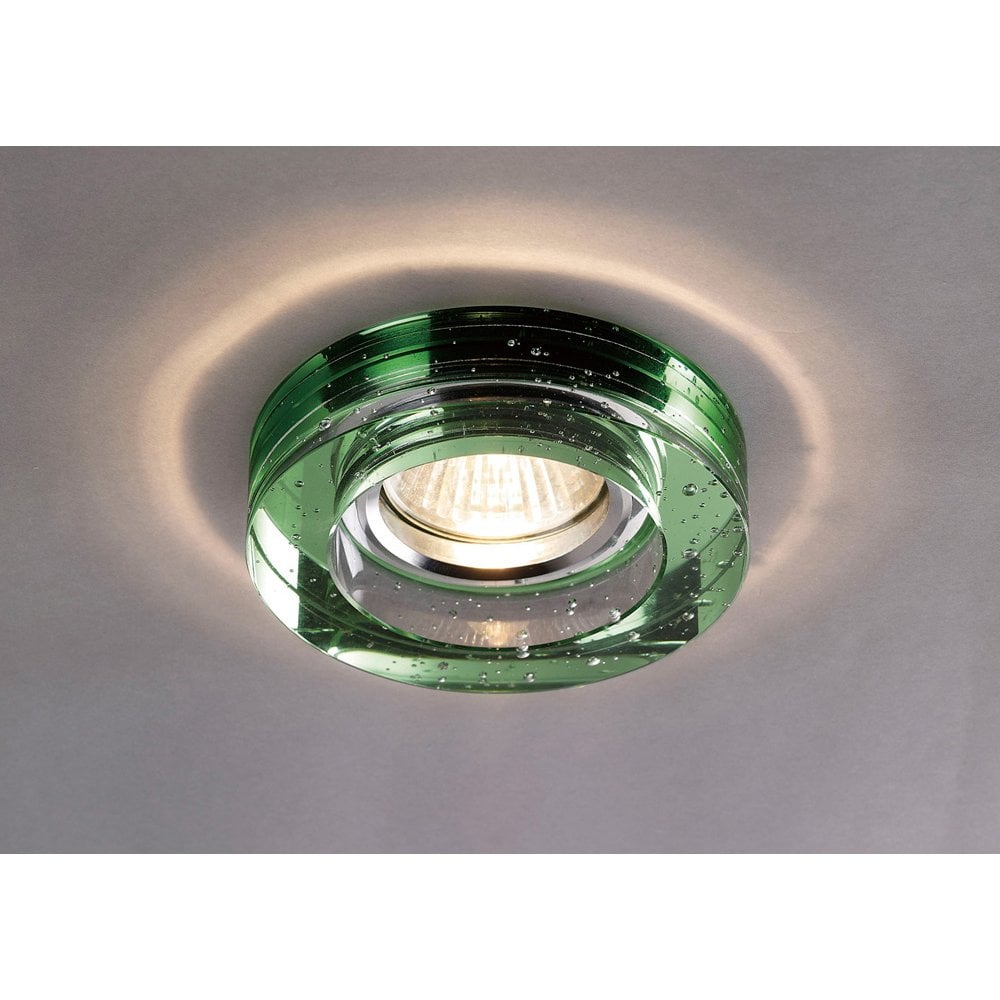 Crystal Bubble Downlight Round Rim Only Green, IL30800 Required To Complete The Item