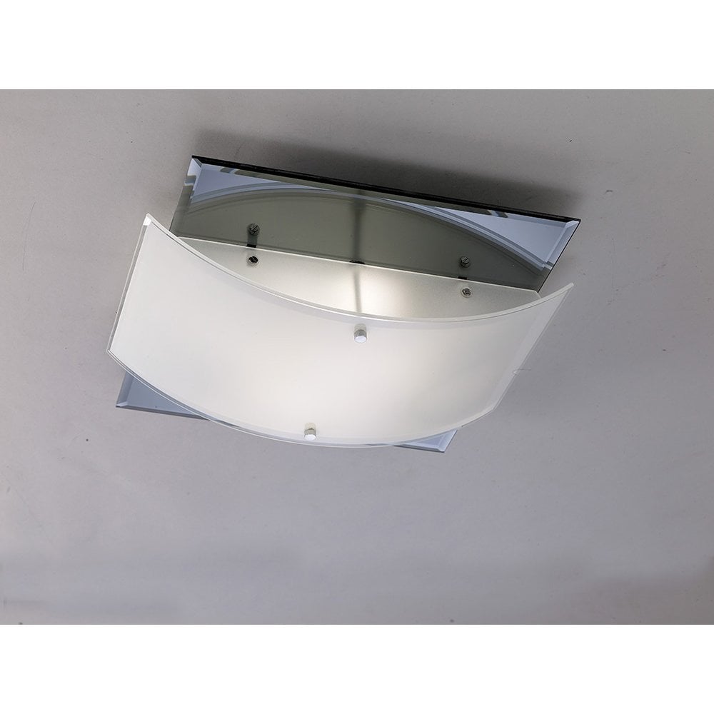 Vito Ceiling 2 Light Polished Chrome/Smoked Mirror