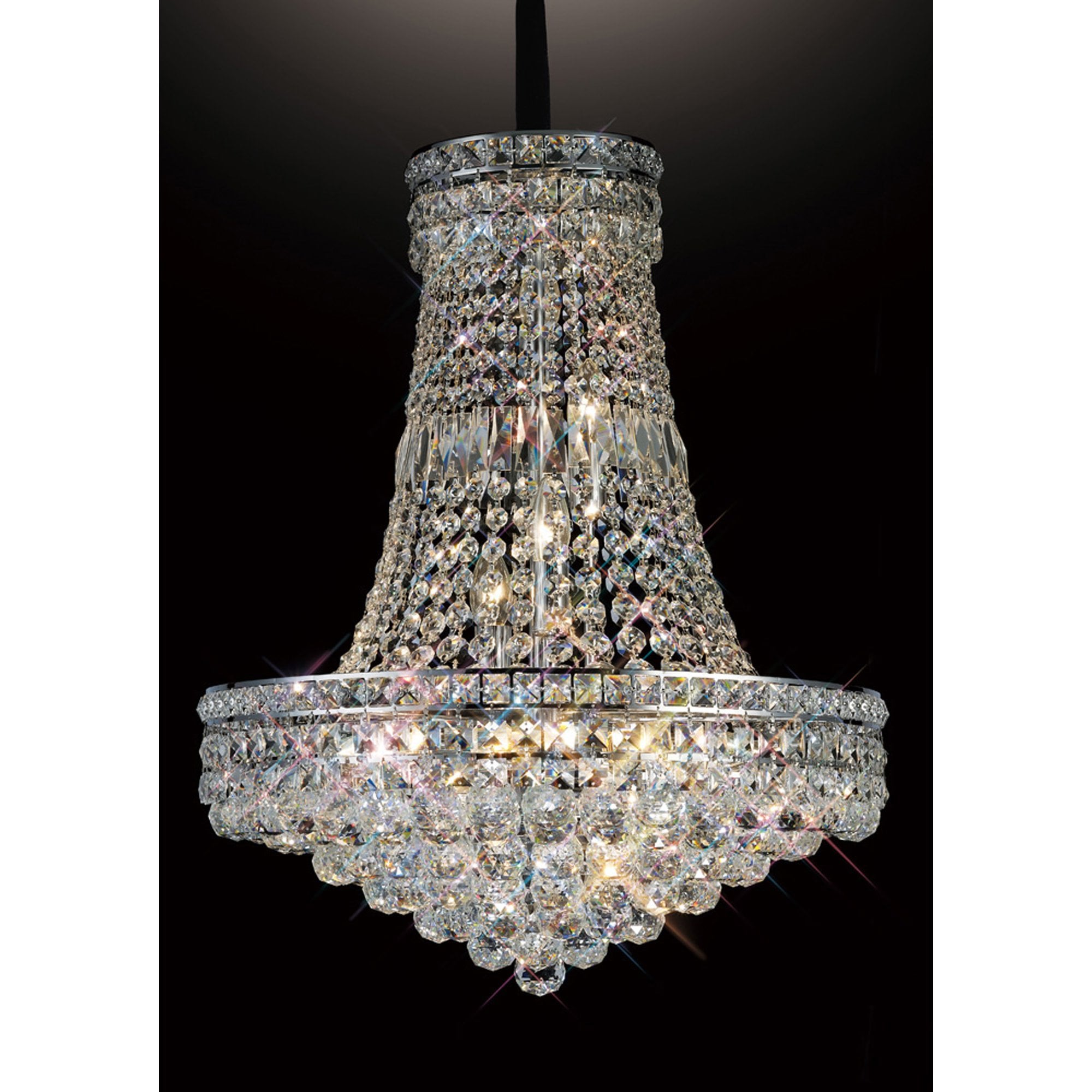 Frances Pendant 14 Light Polished Chrome/Crystal