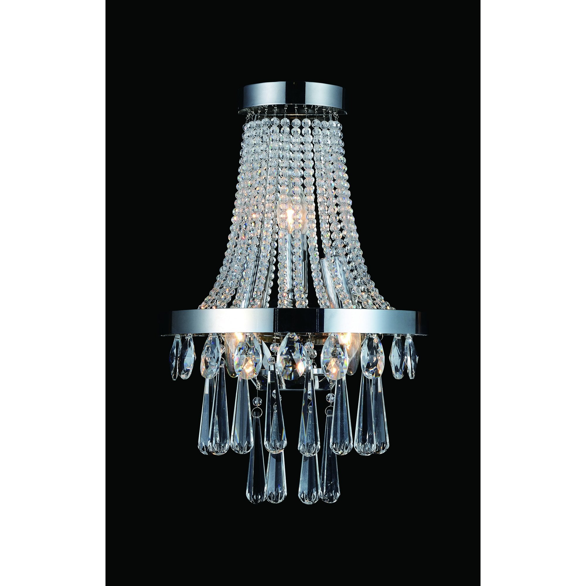 Sophia Wall Lamp 3 Light E14 Polished Chrome/Crystal