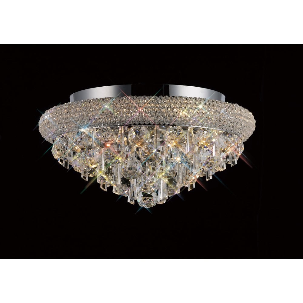 Alexandra Ceiling 6 Light Polished Chrome/Crystal