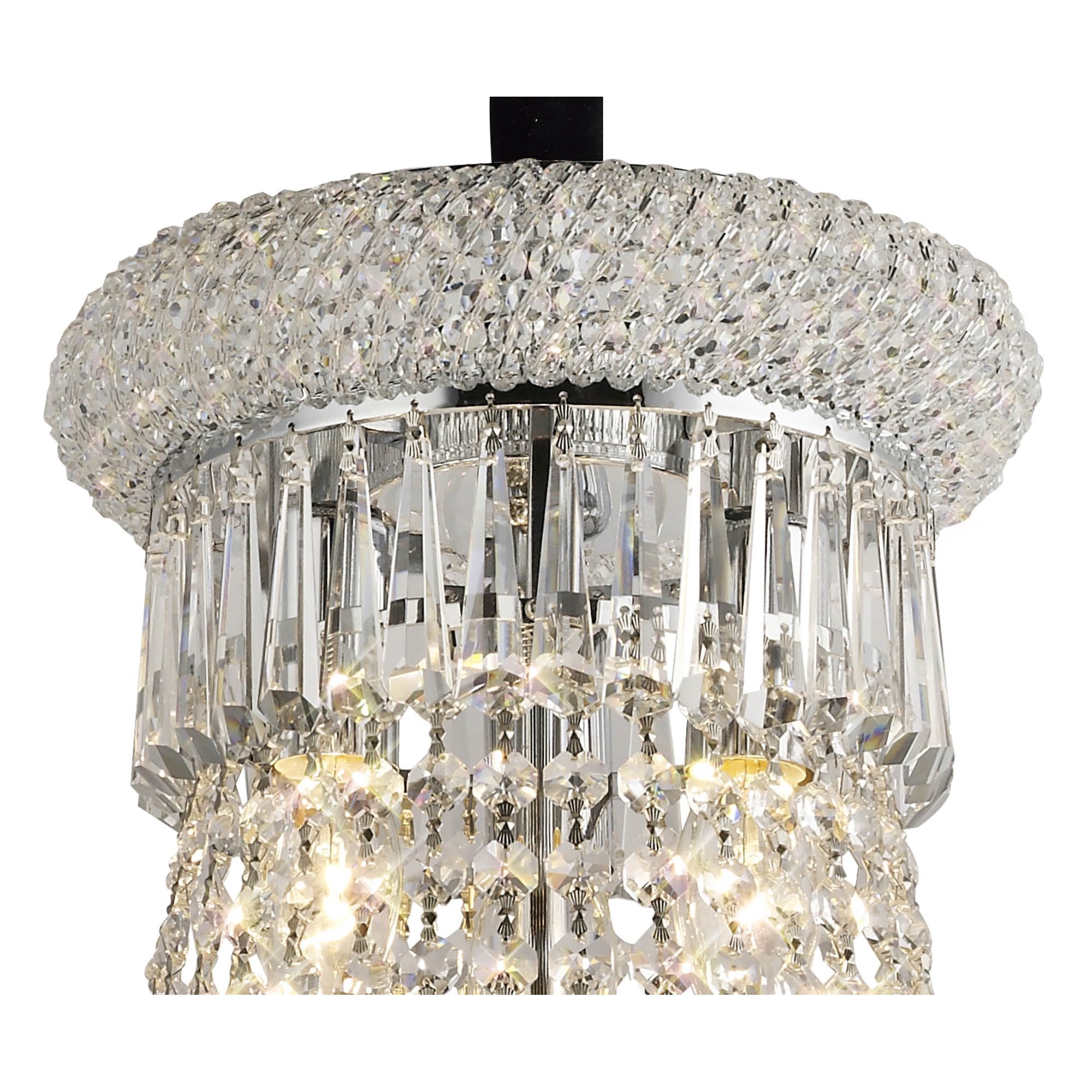 Alexandra Pendant 13 Light Polished Chrome/Crystal