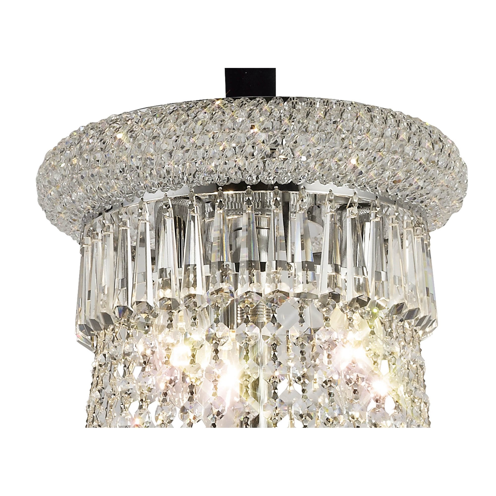 Alexandra Pendant 18 Light Polished Chrome/Crystal