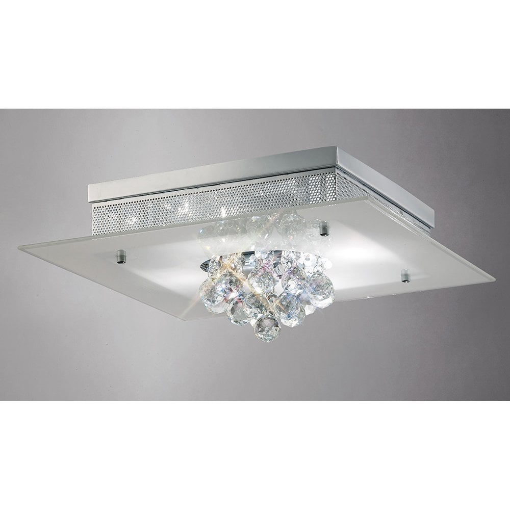 Tabitha Ceiling 4 Light Polished Chrome/Crystal