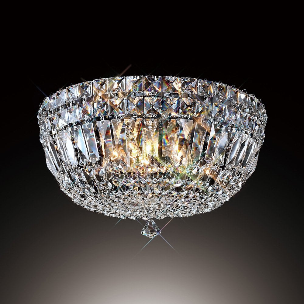 Georgina Ceiling 3 Light Polished Chrome/Crystal