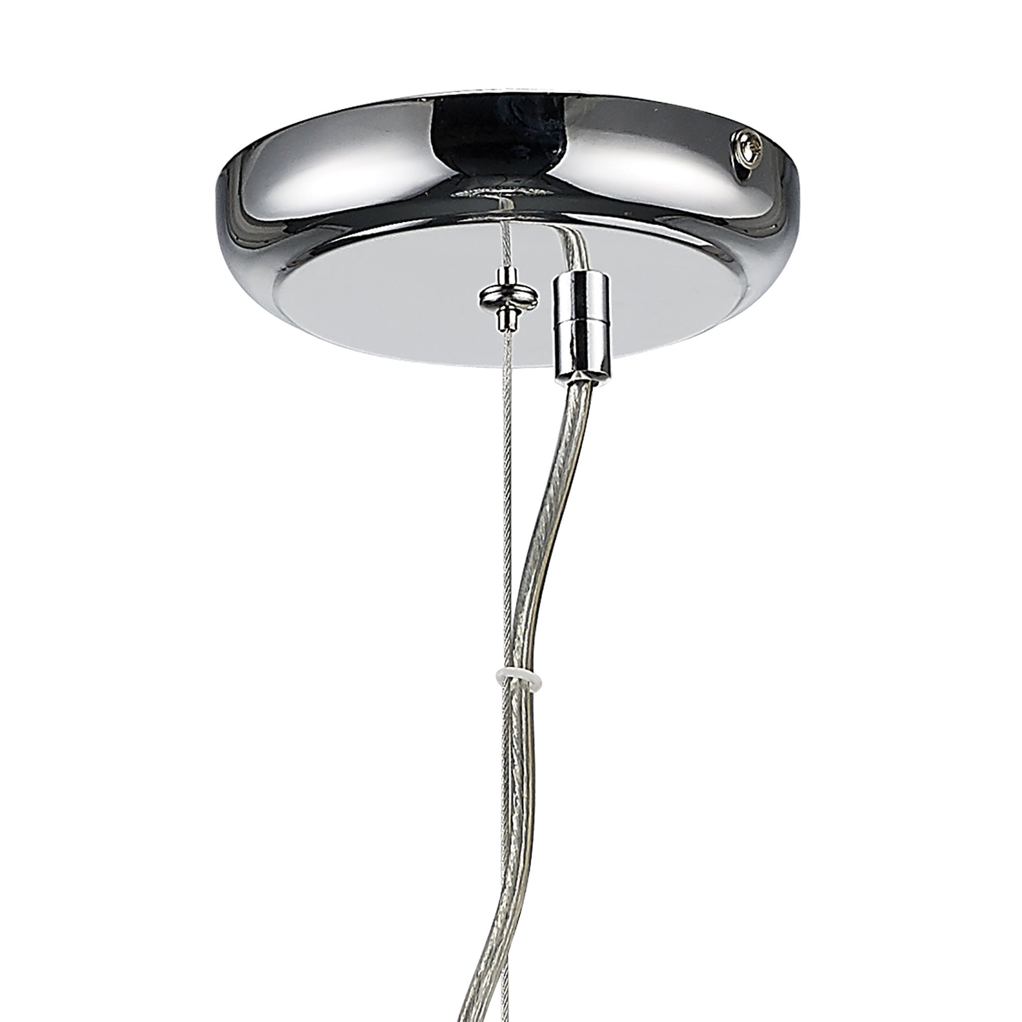 Chelsie Medium Polished Chrome/Clear Glass Pendant 1 Light