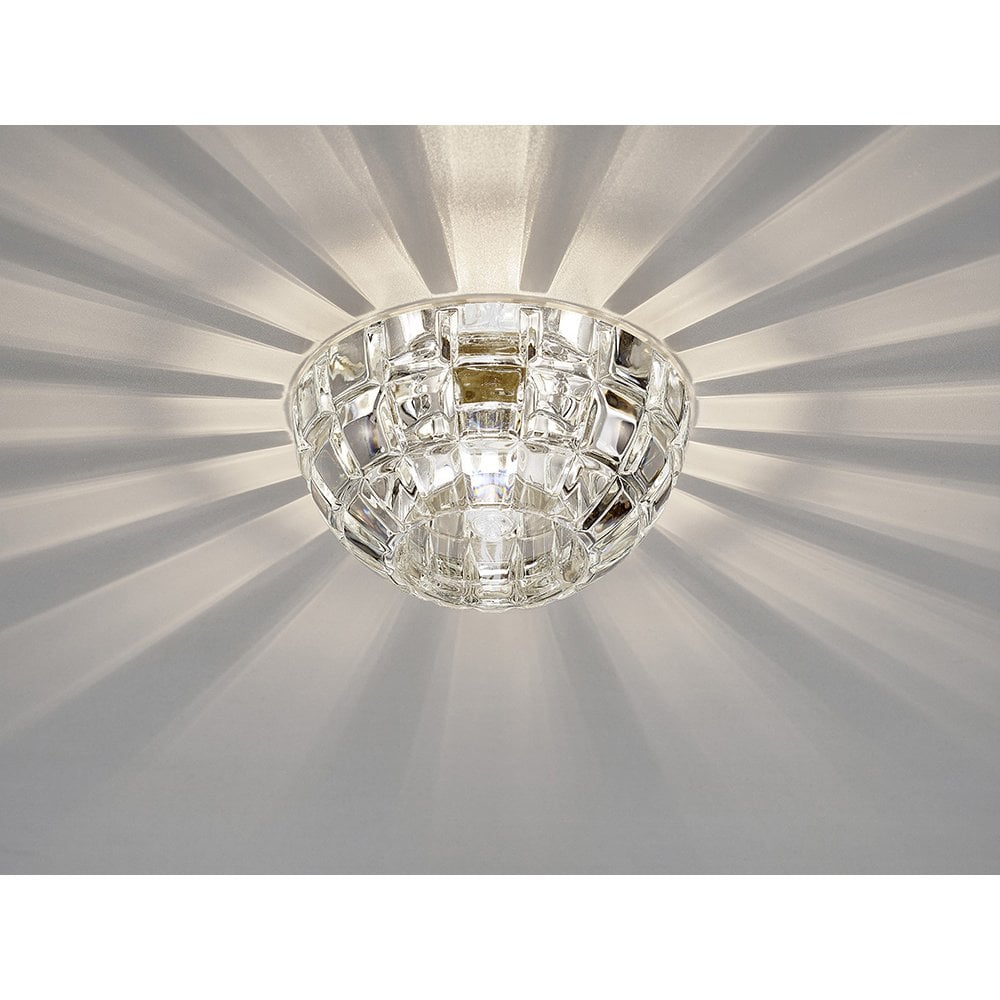 Ria G9 Dome Downlight Polished Chrome/Crystal