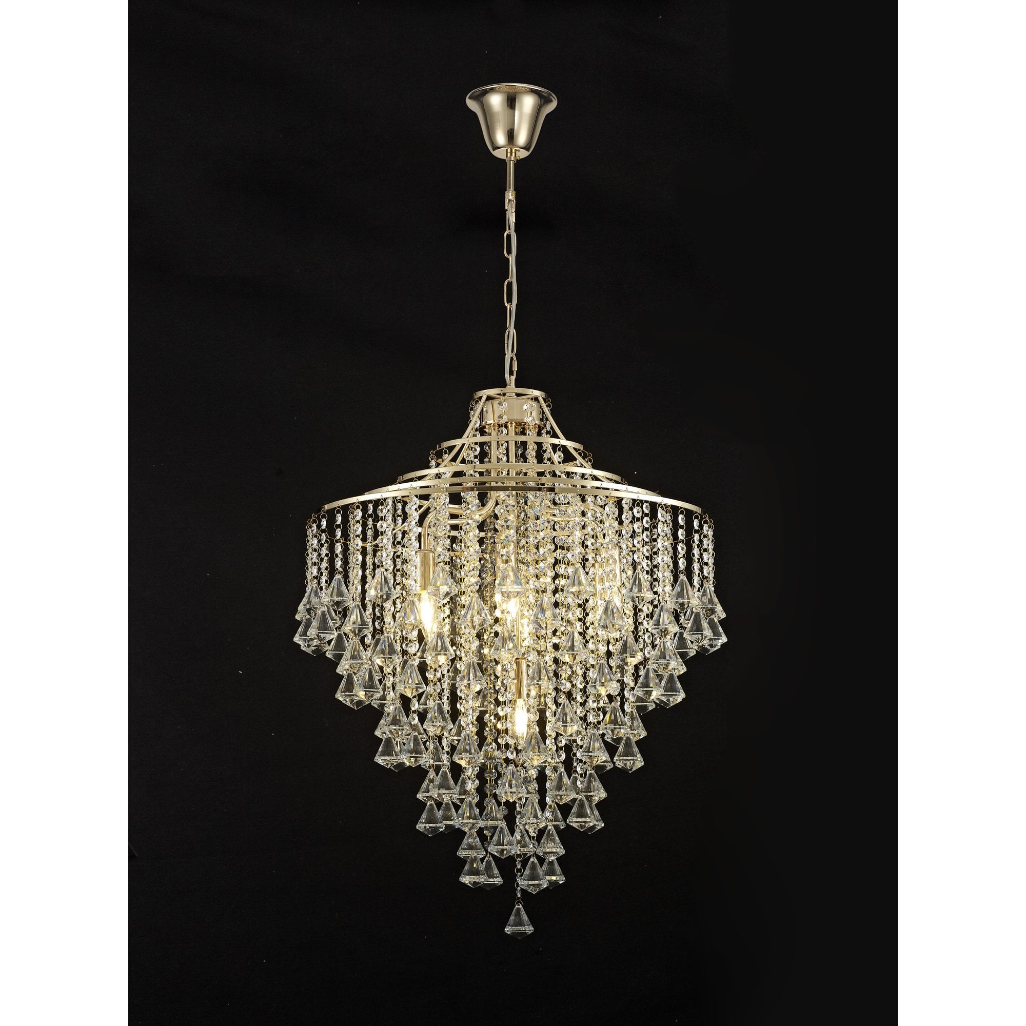 Inina Pendant 7 Light E14 French Gold/Crystal